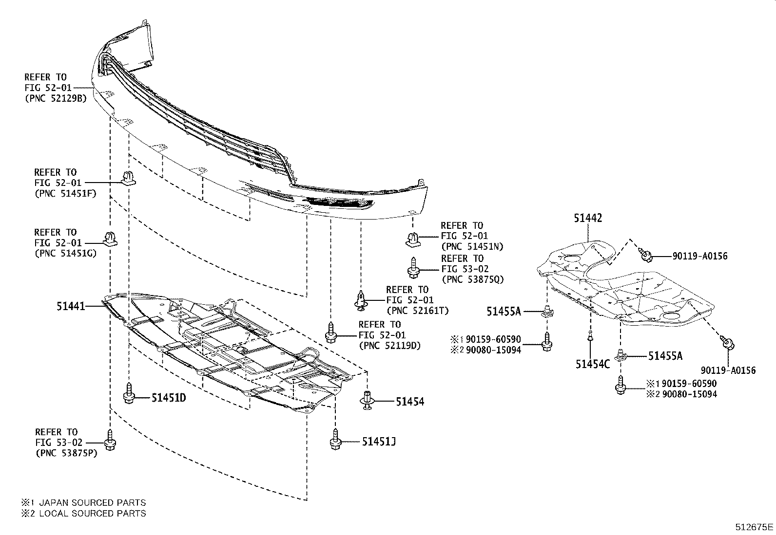 51024-0E011 BRACE, FRONT SUSPENSION MEMBER, REAR LH product image