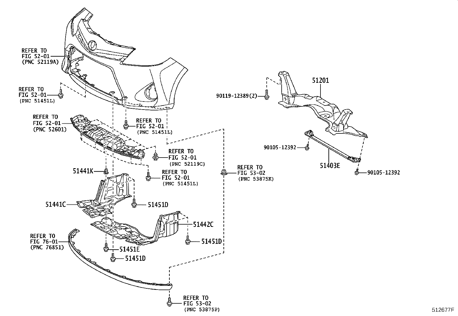 51442-52150 COVER, ENGINE UNDER, LH product image