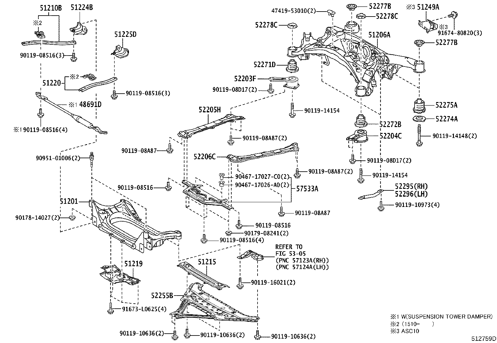 51410-24031 COVER ASSY, ENGINE UNDER, NO.1 product image