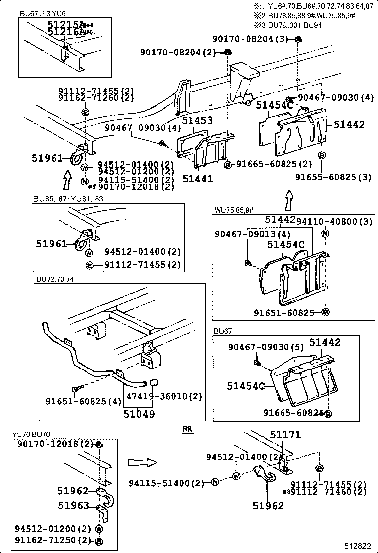 51407-36061 COVER, ENGINE UNDER, NO.1 product image