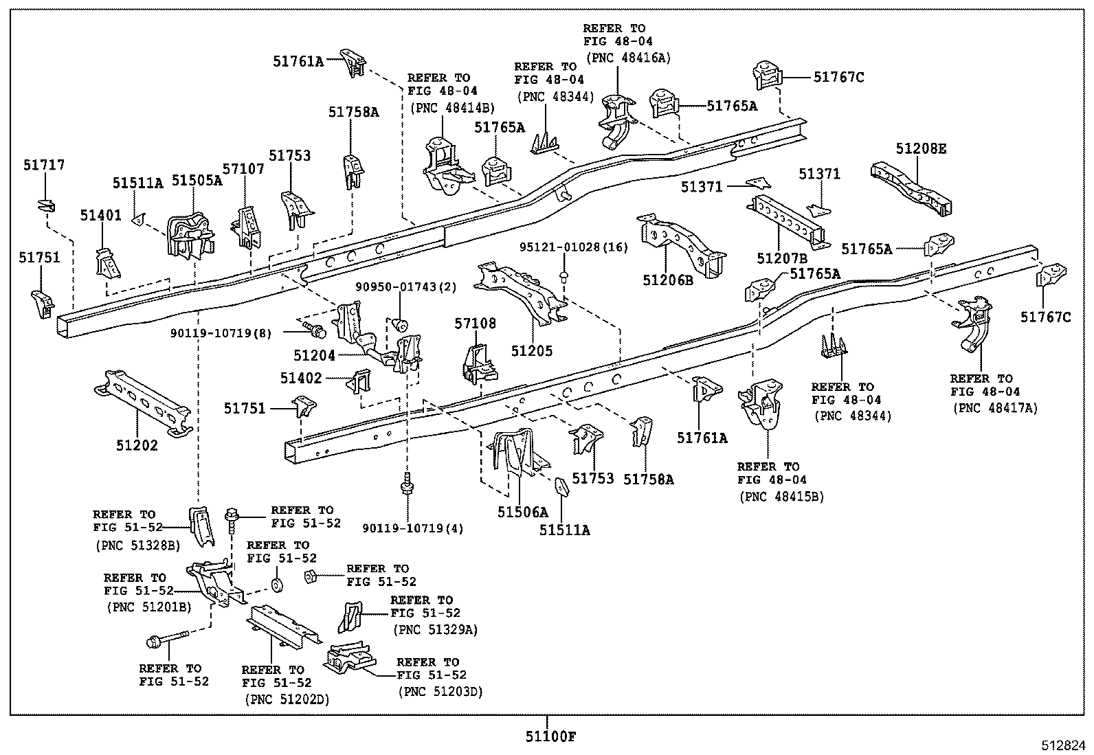 51001-36B30 FRAME SUB-ASSY product image