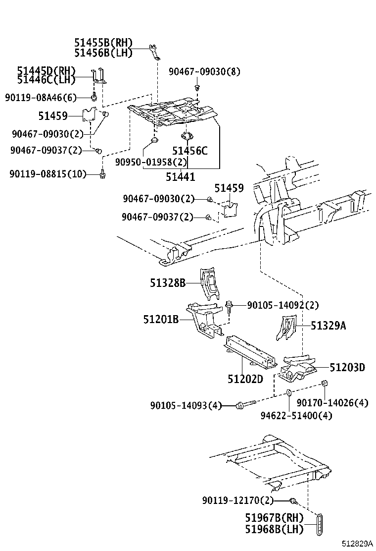 51963-36060 HOOK, TRANSPORT, REAR RH product image