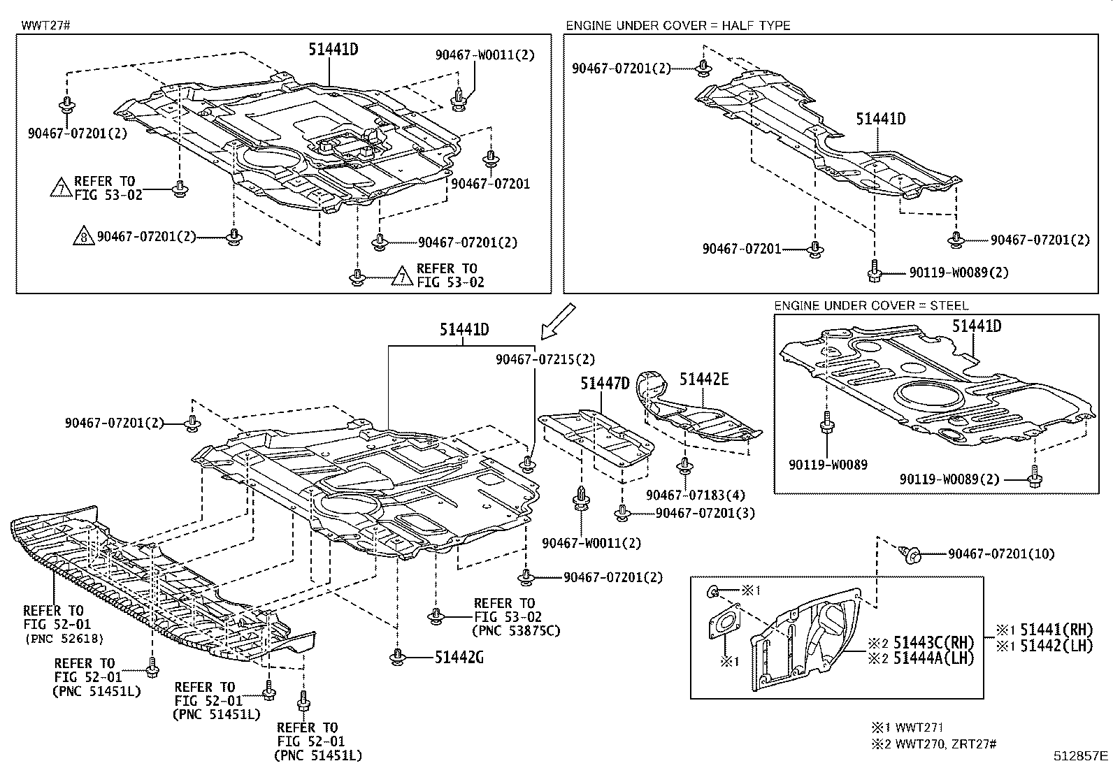 51206-05070 MEMBER SUB-ASSY, REAR SUSPENSION product image