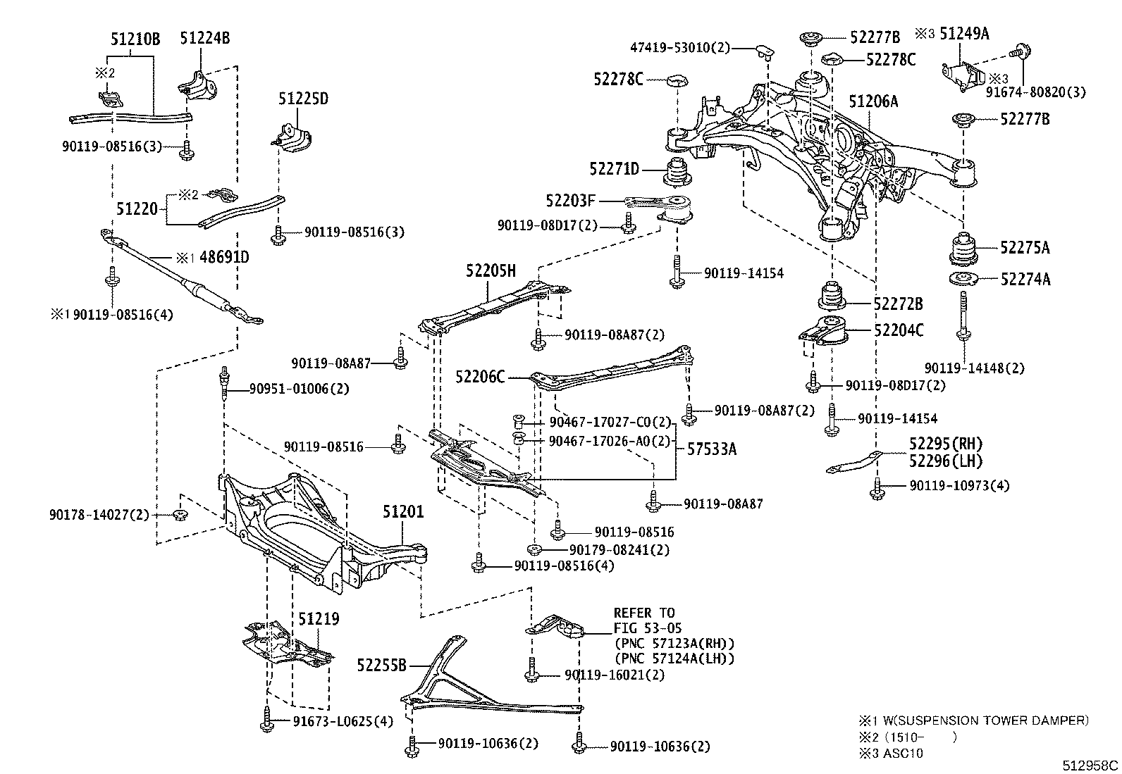 51410-24031 COVER ASSY, ENGINE UNDER, NO.1 product image