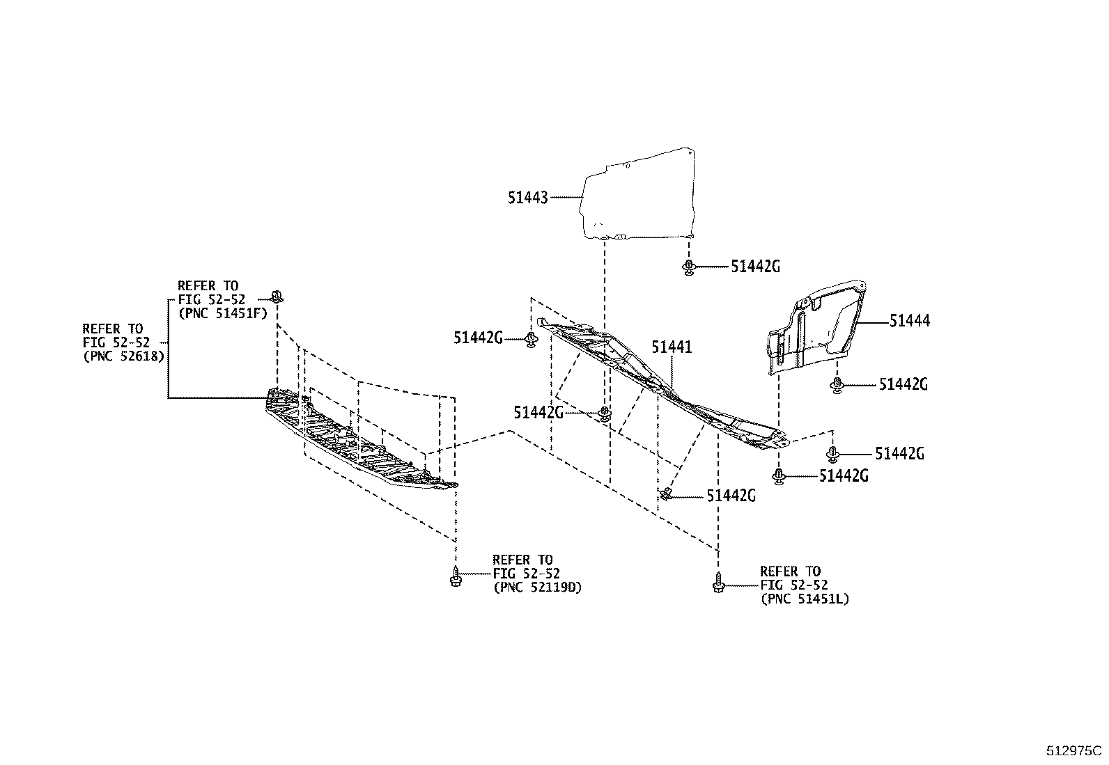 51442-42090 COVER, ENGINE UNDER, NO.2 product image