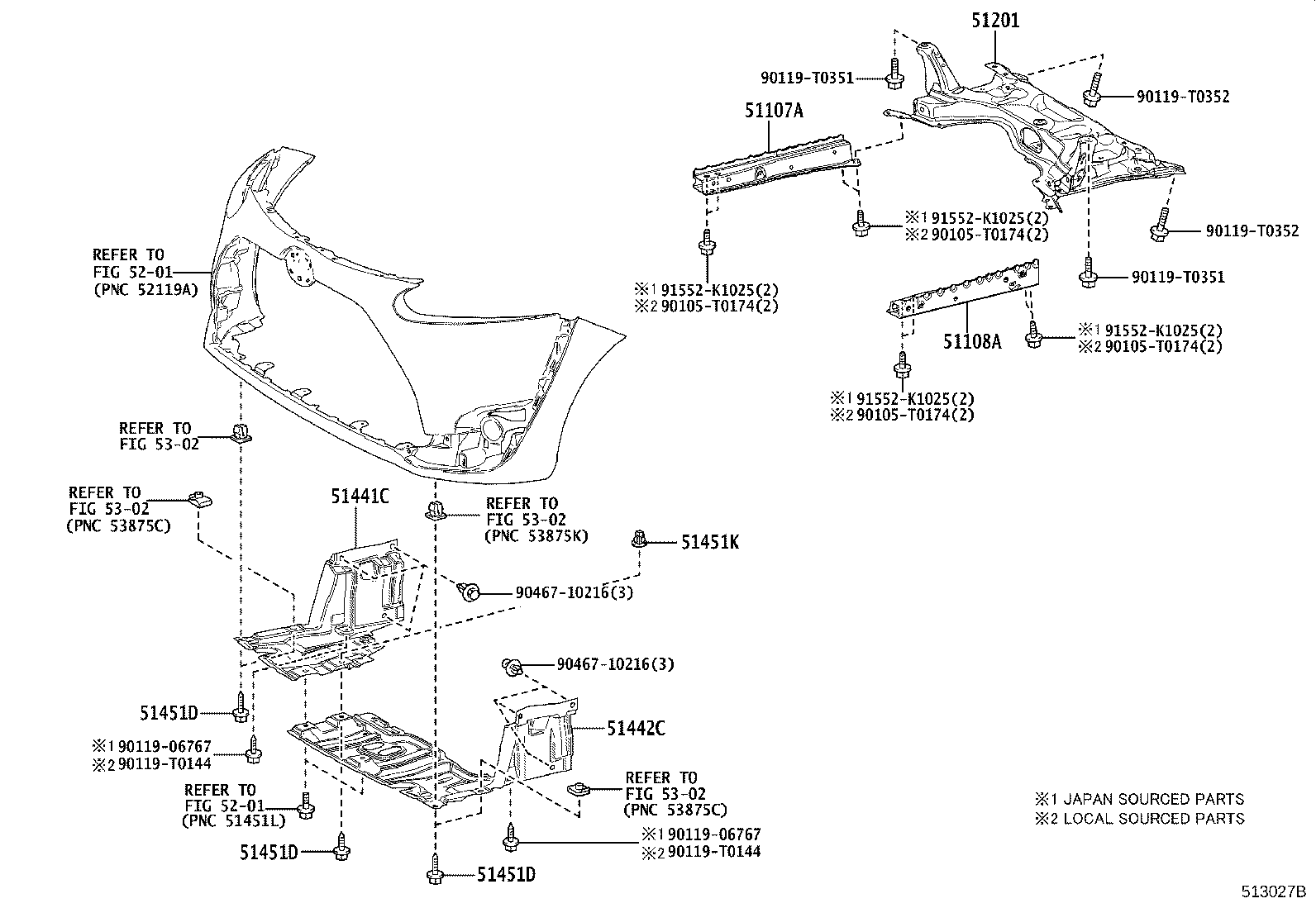 51441-0D350 COVER, ENGINE UNDER, RH product image