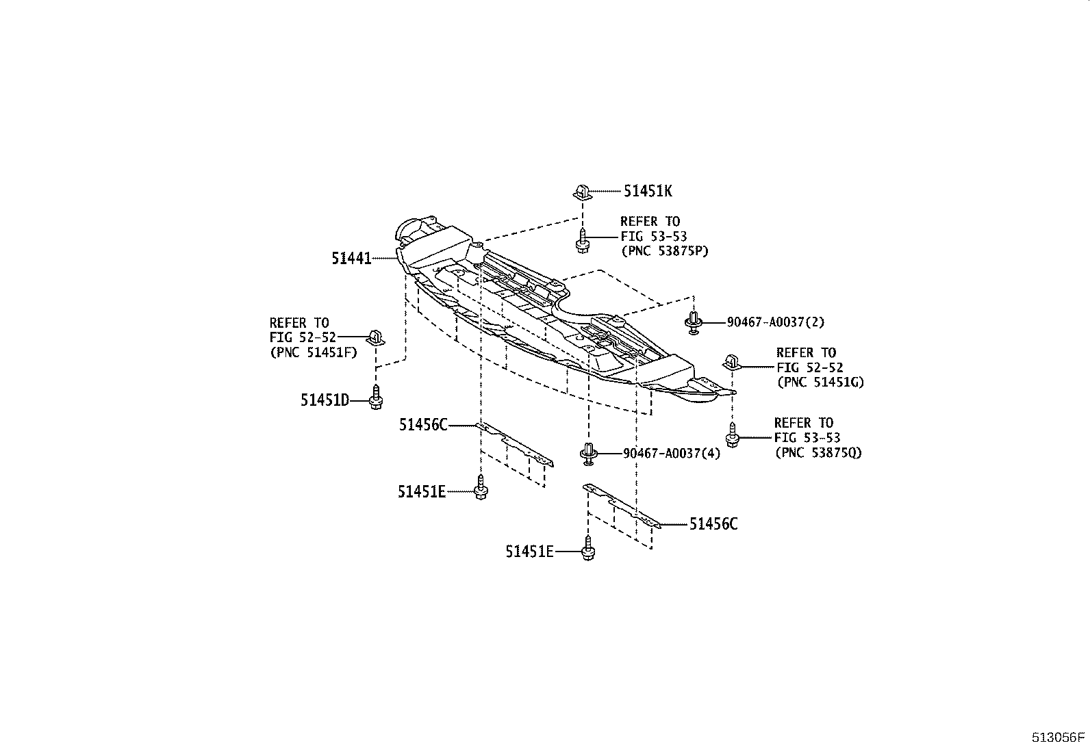 51441-08040 COVER, ENGINE UNDER, NO.1 product image