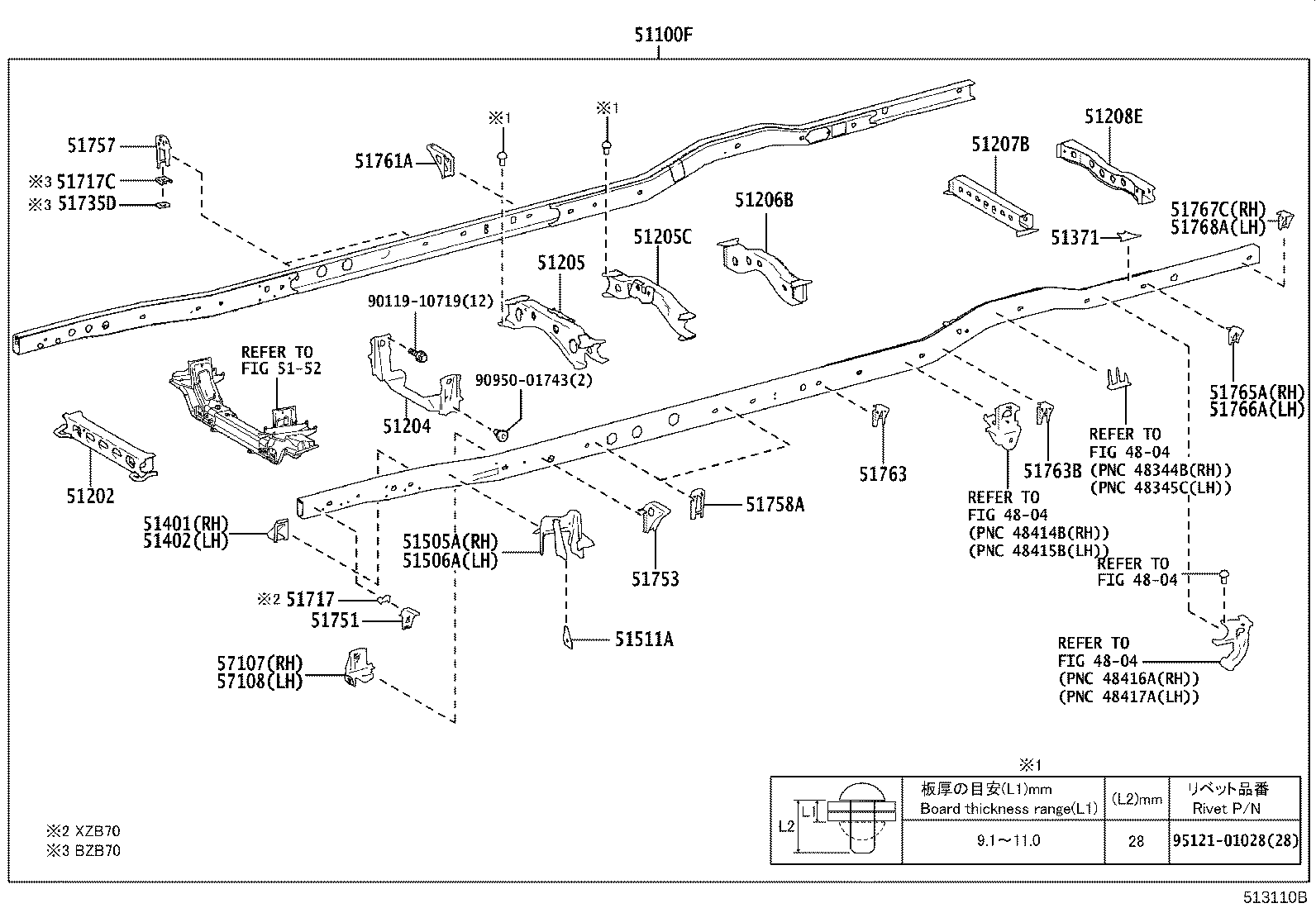 51001-V4440 FRAME SUB-ASSY product image