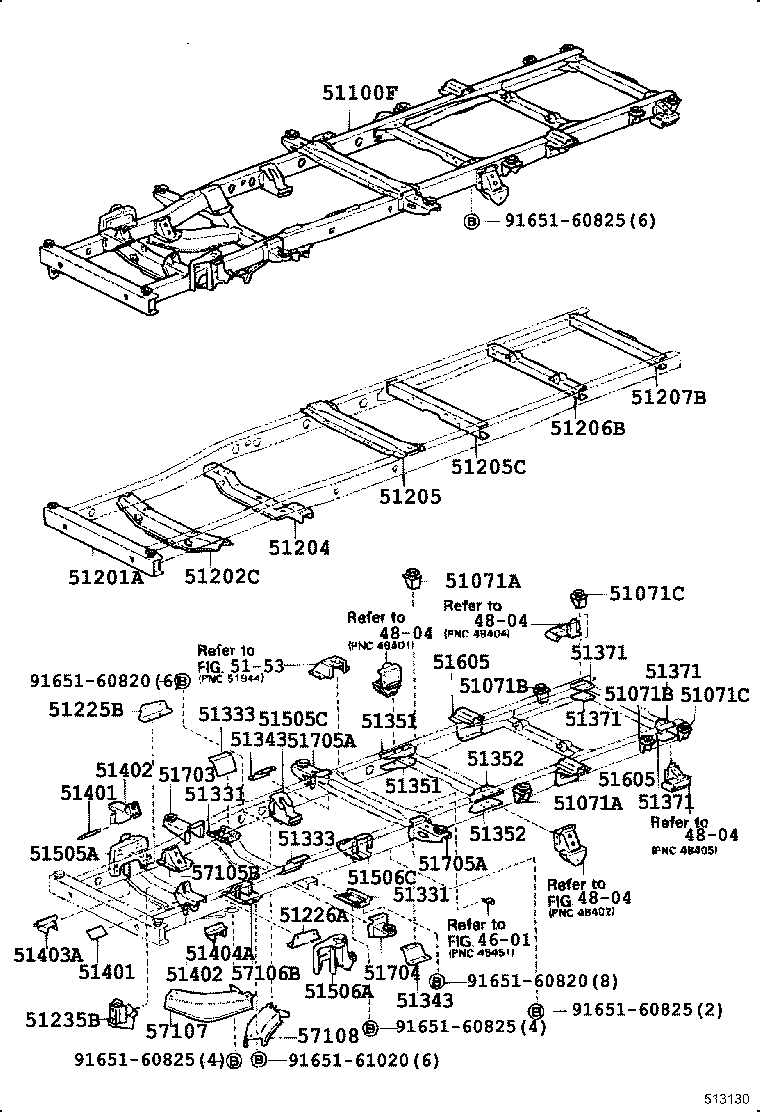 51226-27080 BRACKET, FRONT SUSPENSION MEMBER, LH product image