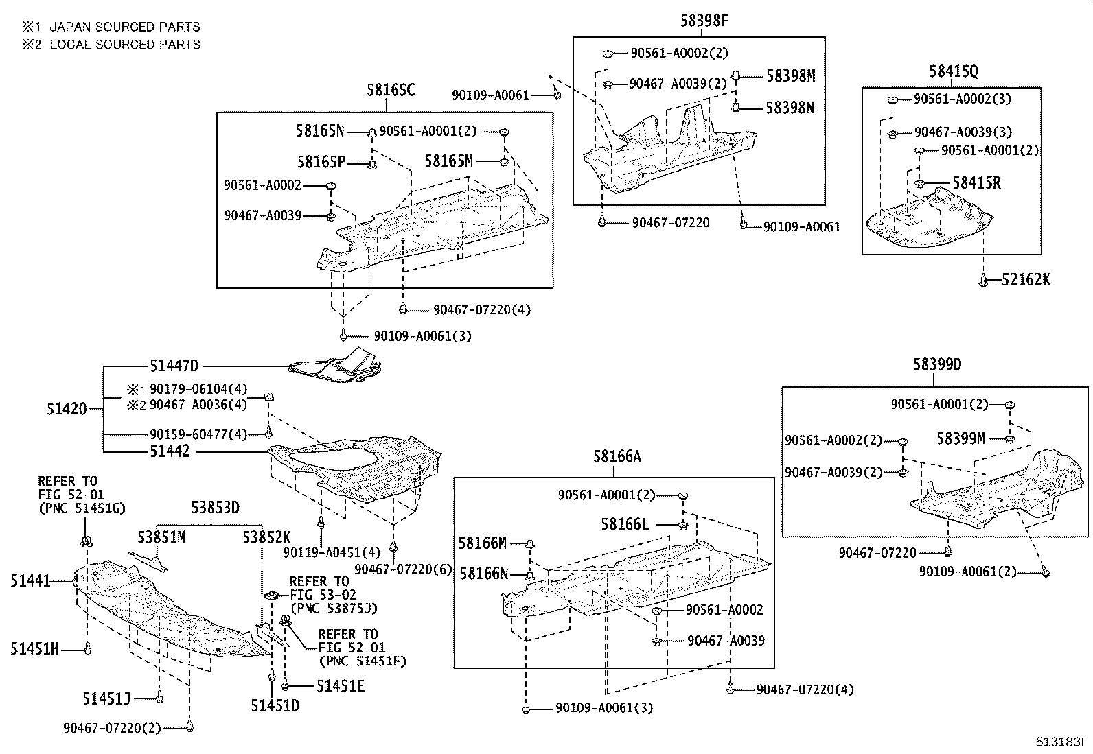 51100-06280 FRAME ASSY, FRONT product image