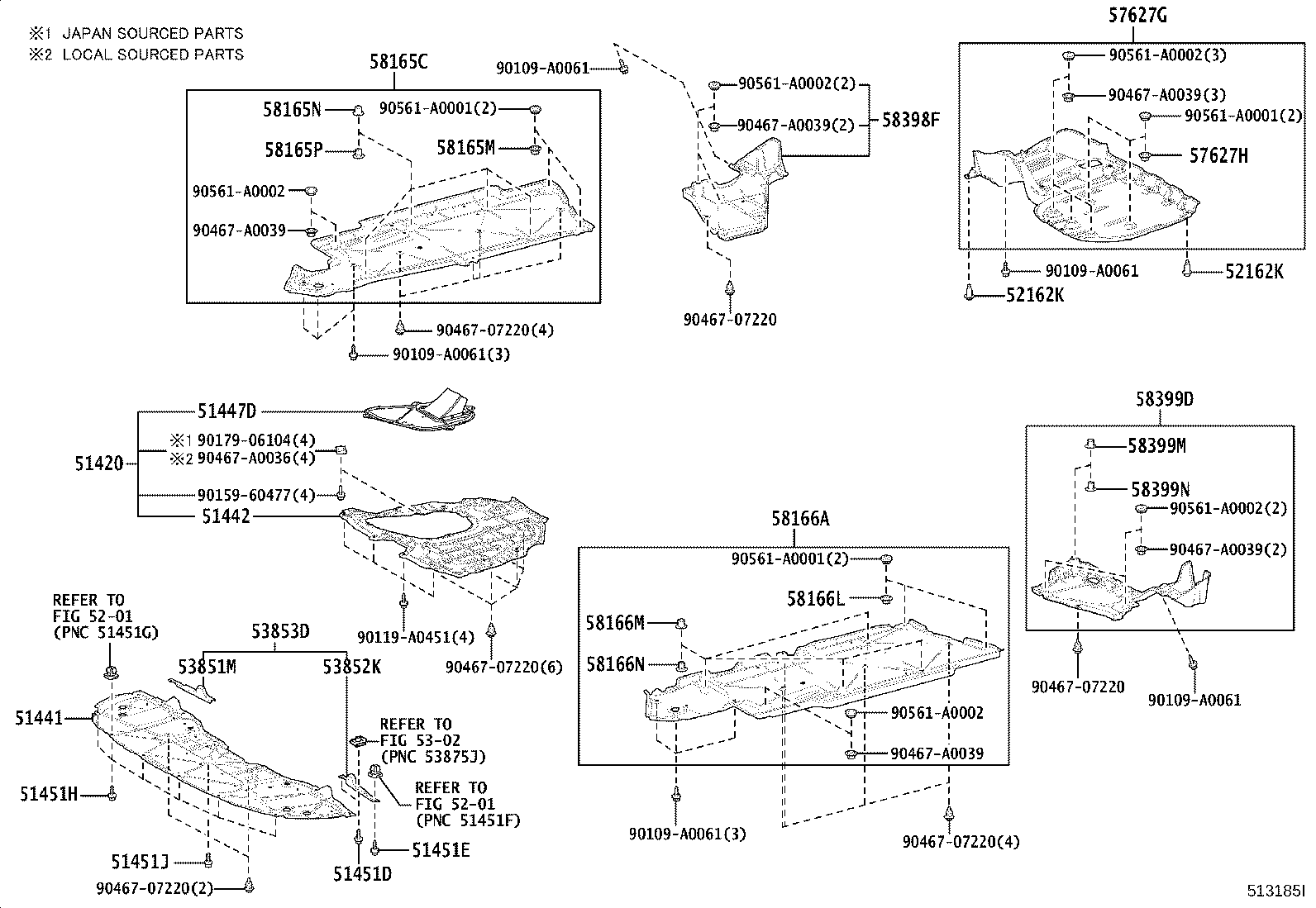 51100-06280 FRAME ASSY, FRONT product image