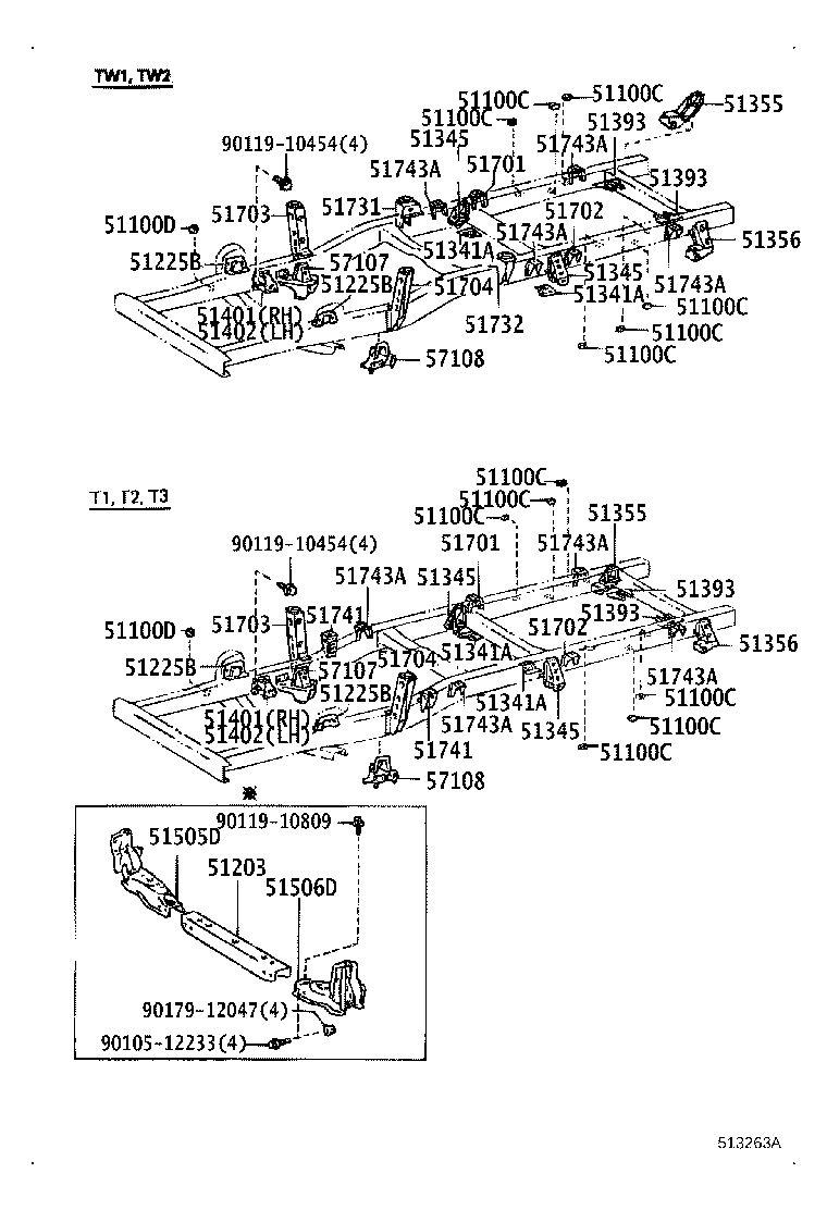 51001-26561 FRAME SUB-ASSY product image