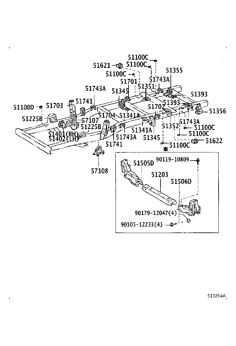 51001-26561 FRAME SUB-ASSY product image
