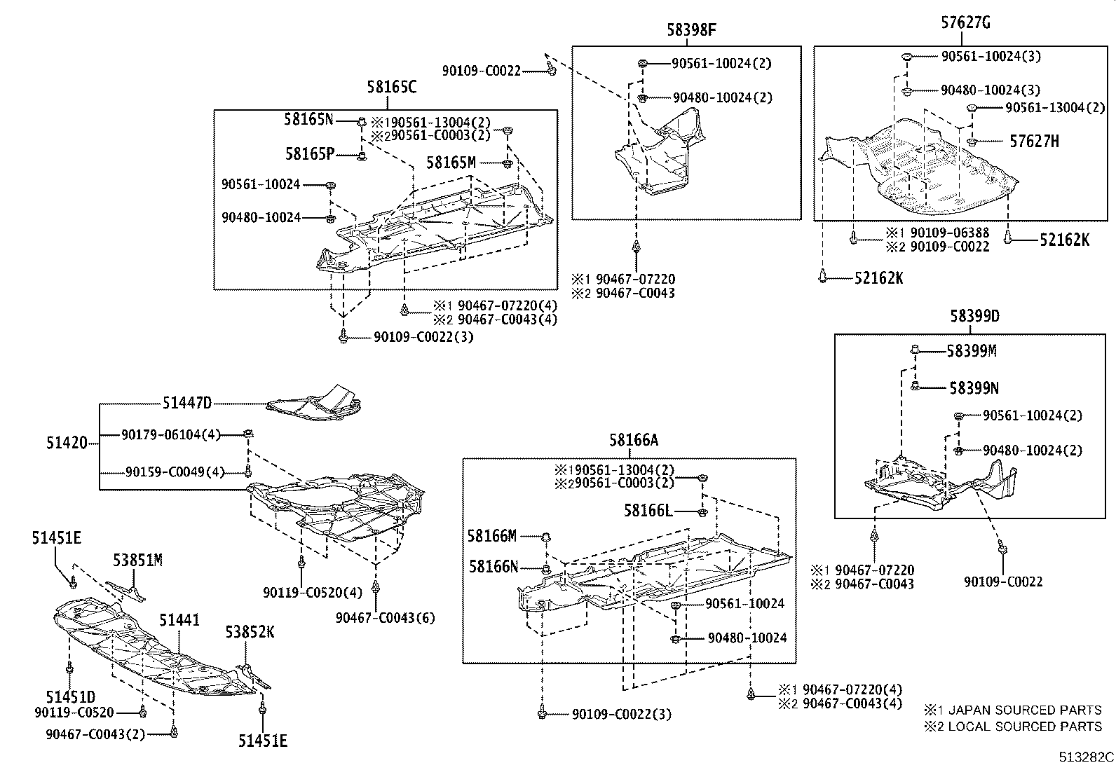 51023-06070 BRACKET SUB-ASSY, FRONT SUSPENSION MEMBER, RH product image