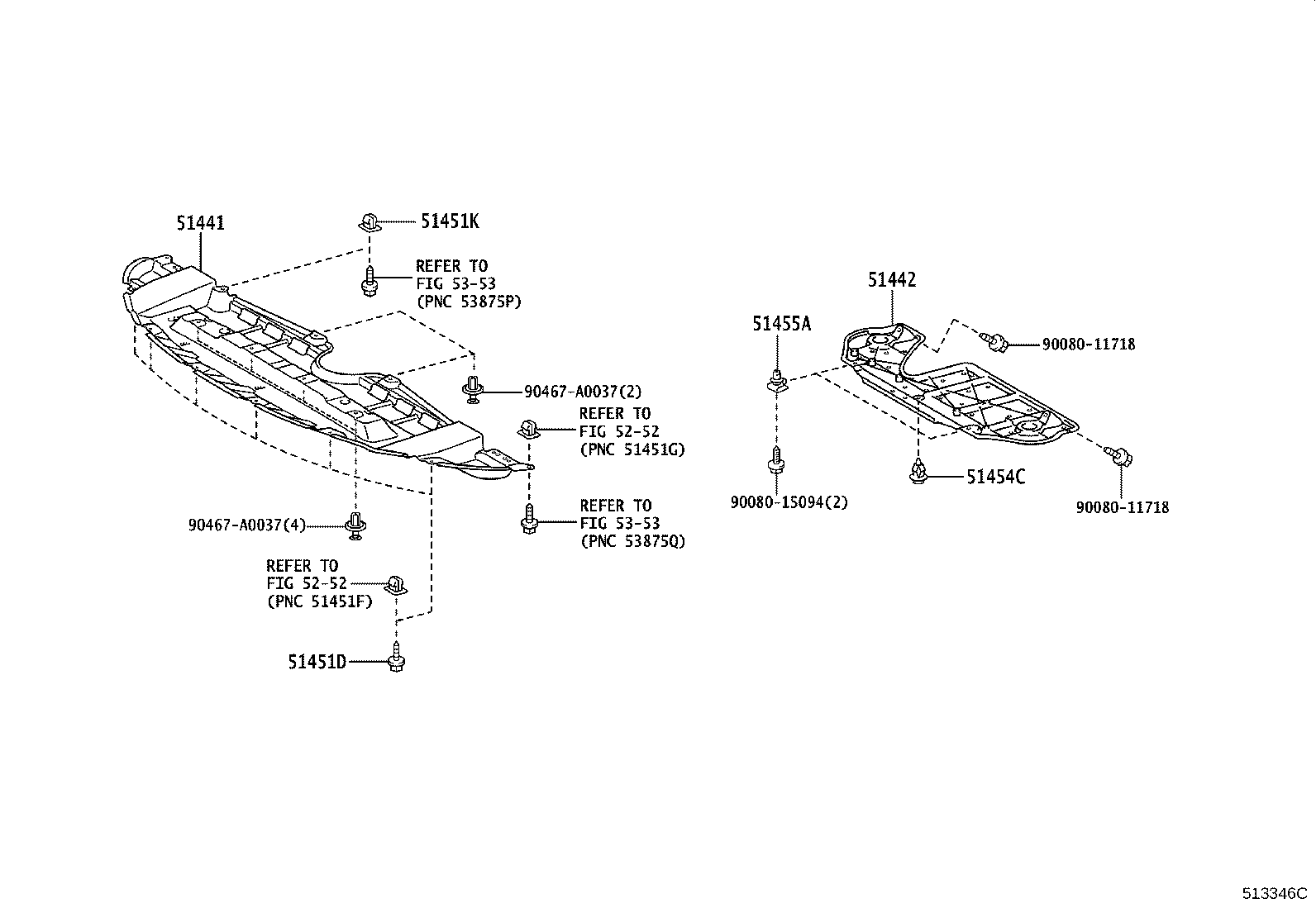 51441-08040 COVER, ENGINE UNDER, NO.1 product image