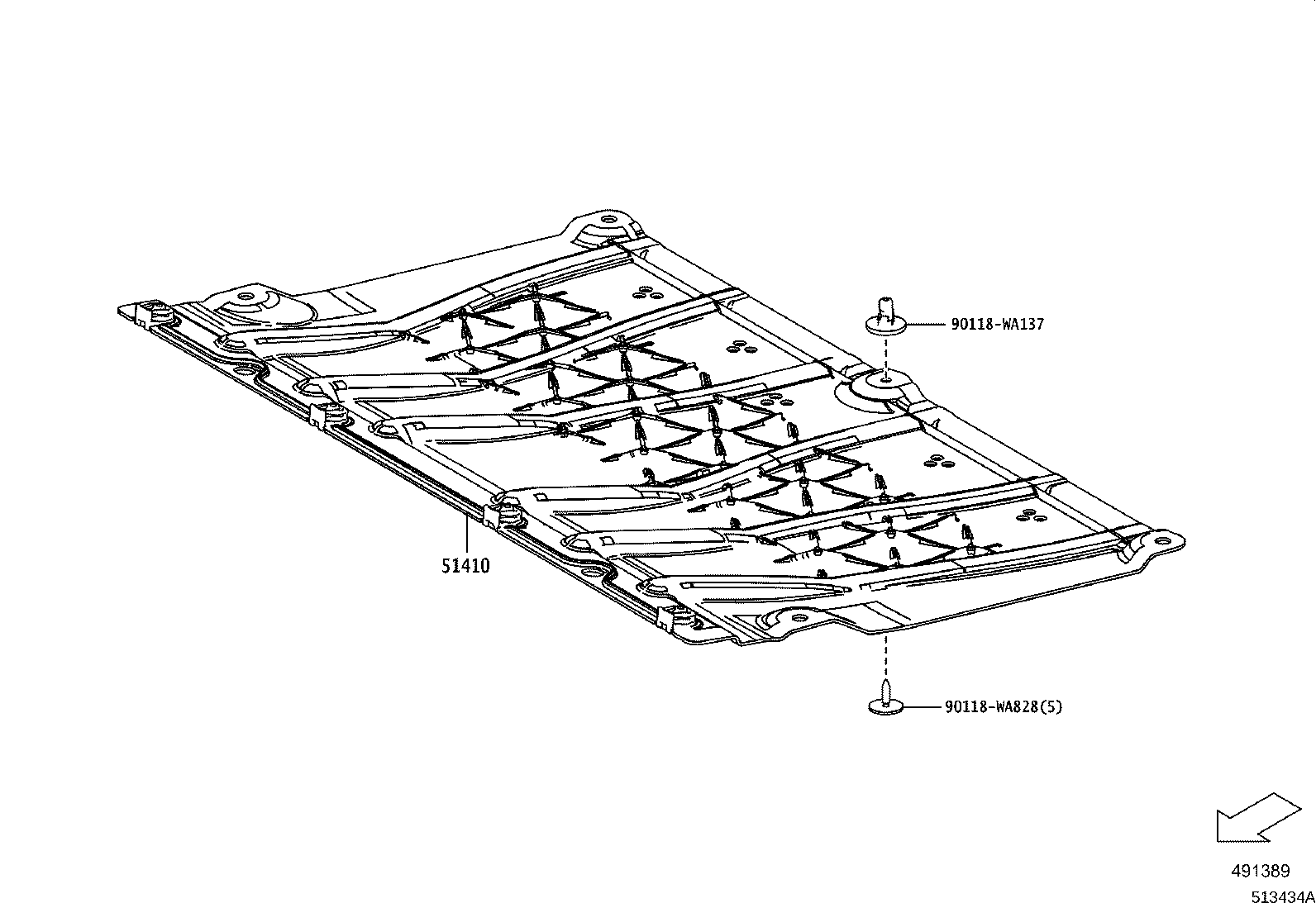 51206-WAA06 MEMBER SUB-ASSY, REAR SUSPENSION product image