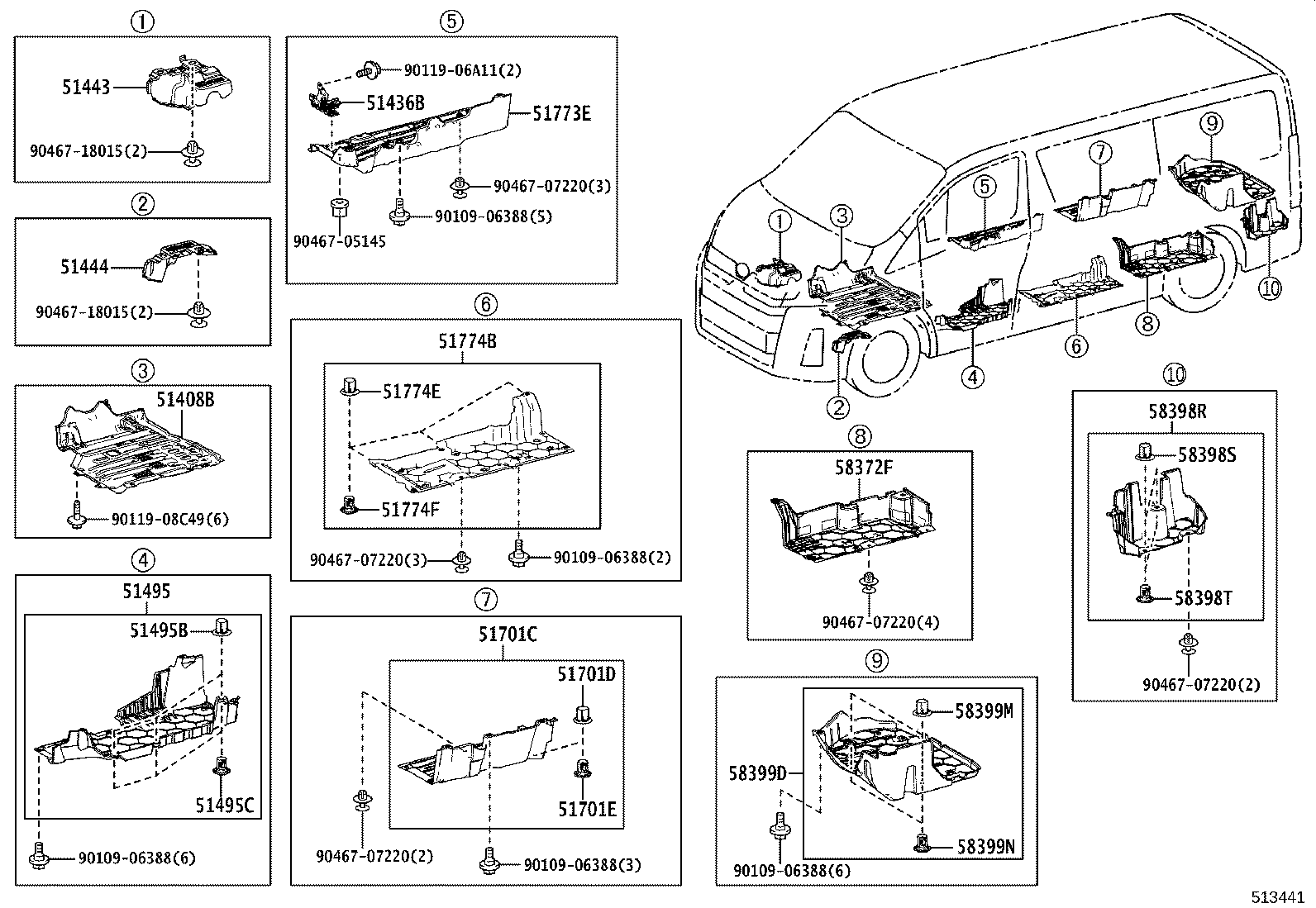 51100-26030 Toyota Reference Part product image