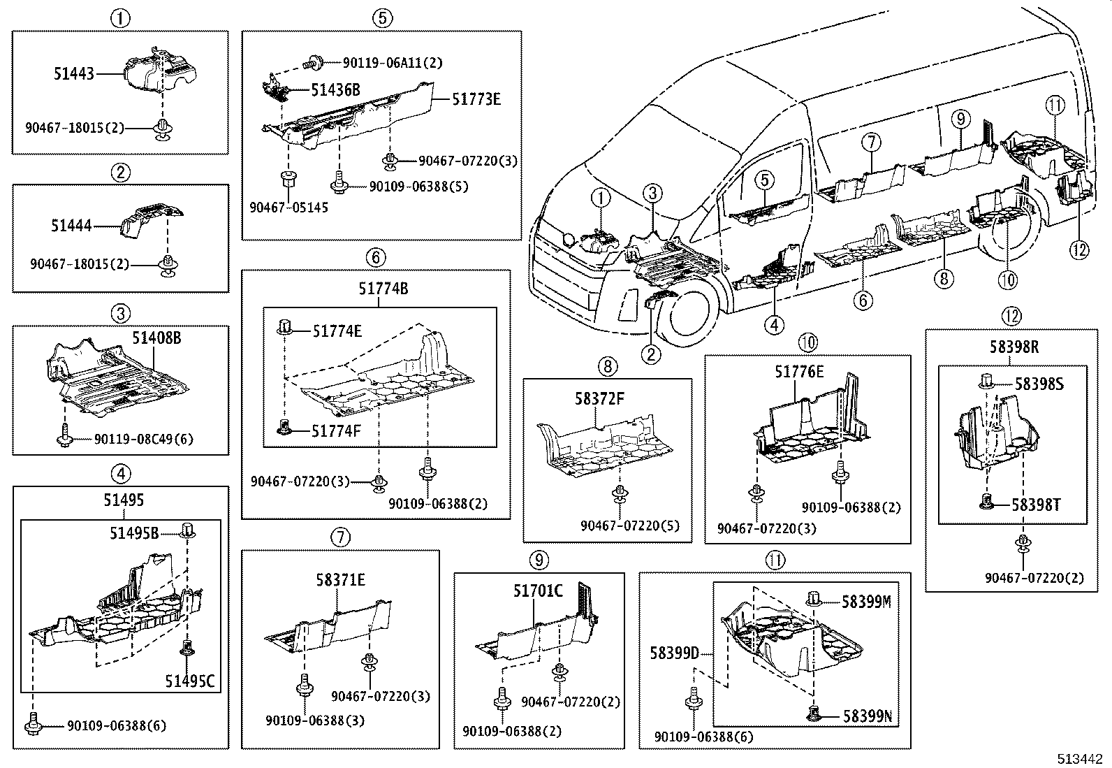 51100-26030 Toyota Reference Part product image