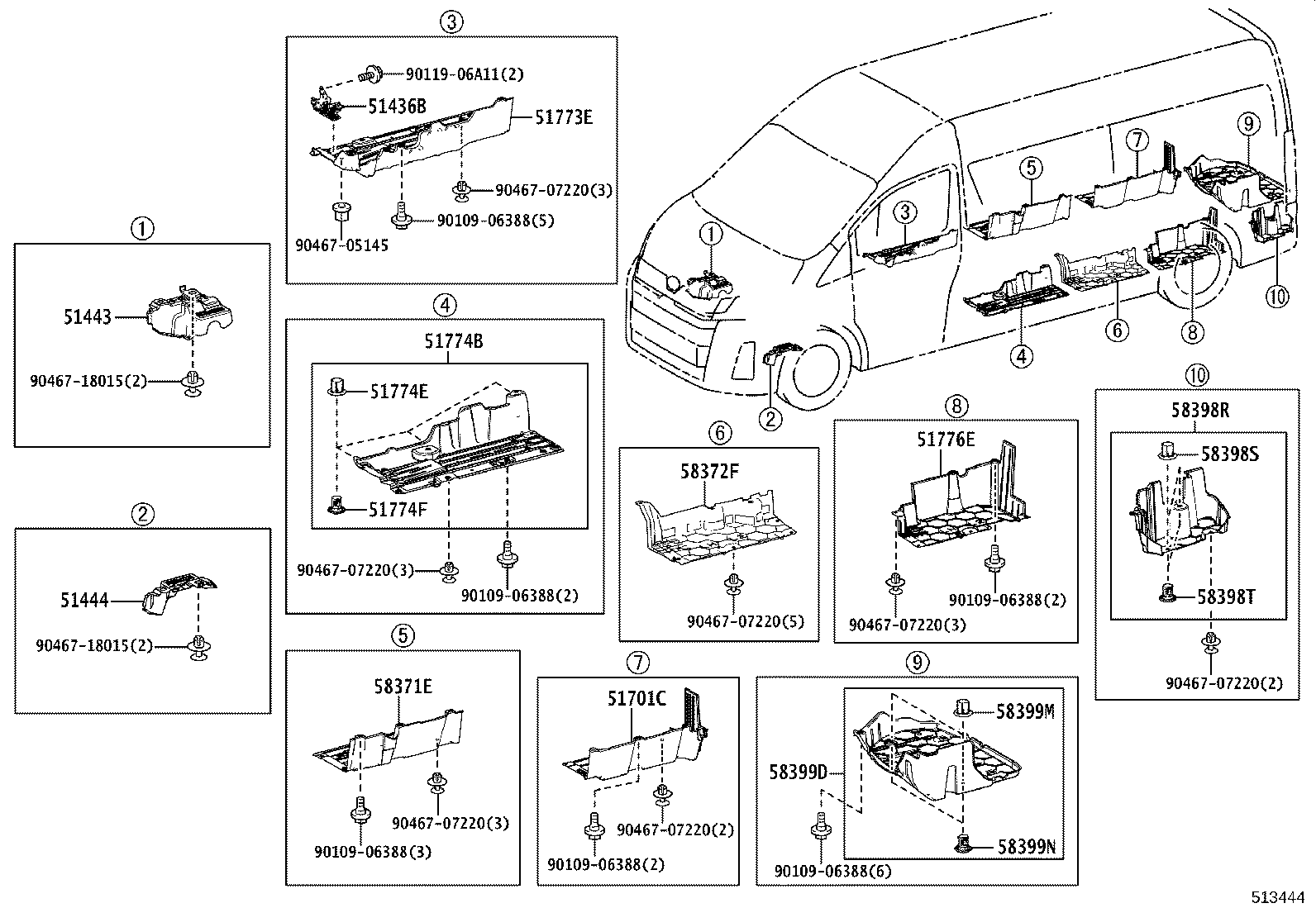 51100-26030 Toyota Reference Part product image