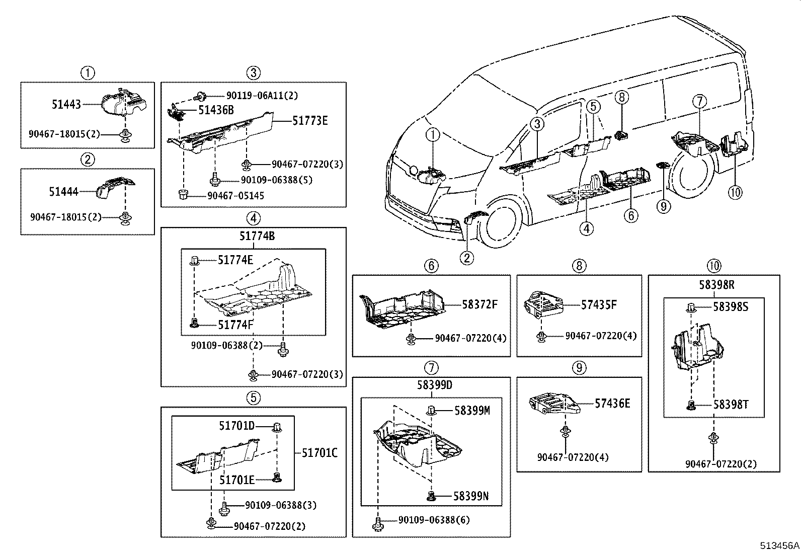 51100-26030 Toyota Reference Part product image