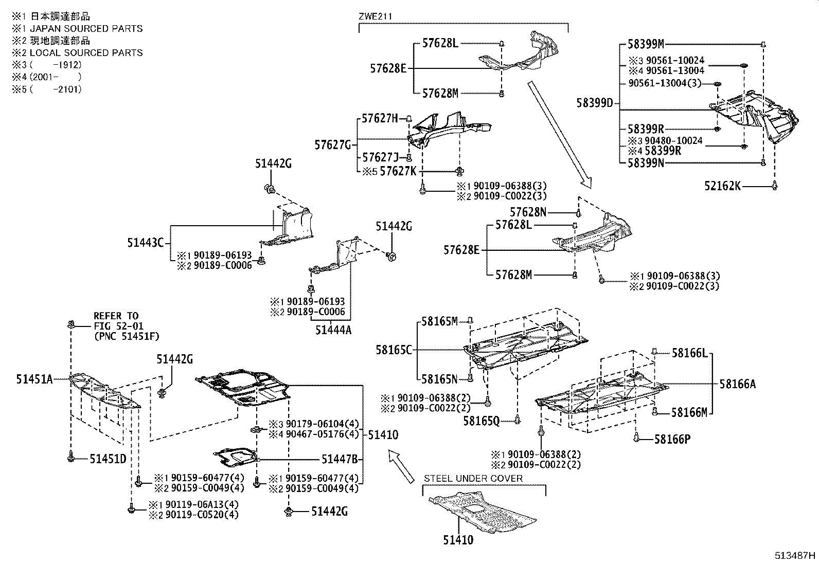 51206-02150 MEMBER SUB-ASSY, REAR SUSPENSION product image