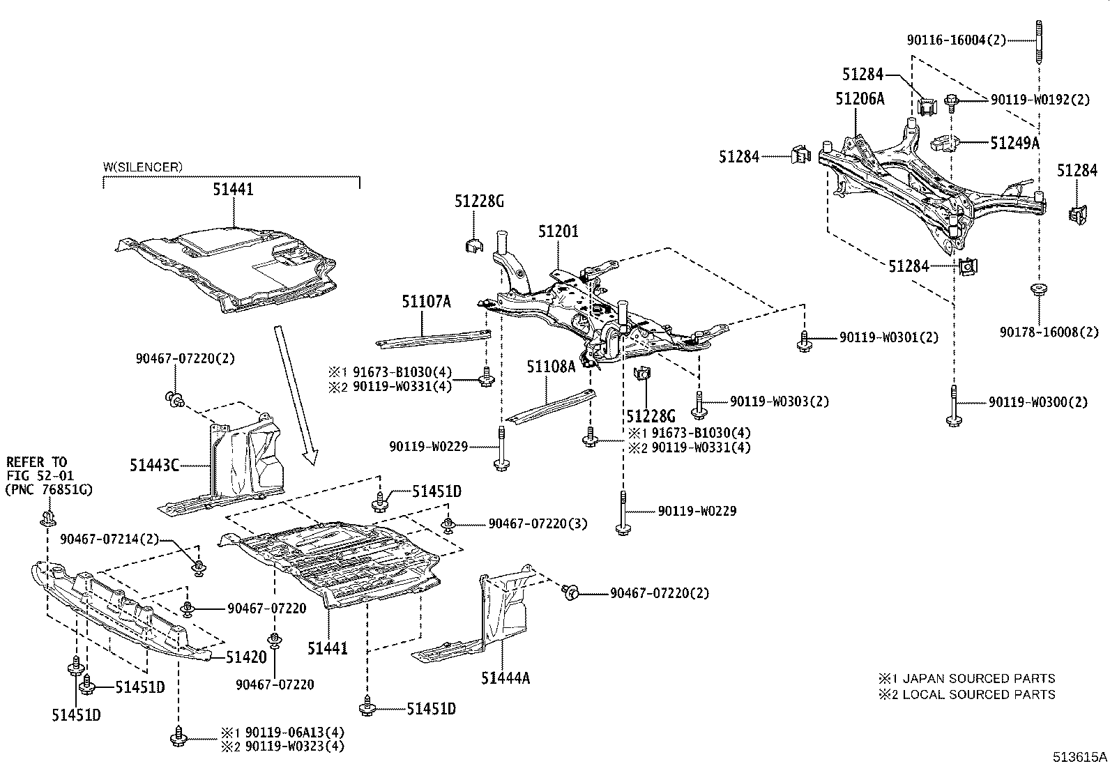 51410-F4110 COVER, ENGINE UNDER, NO.1 product image