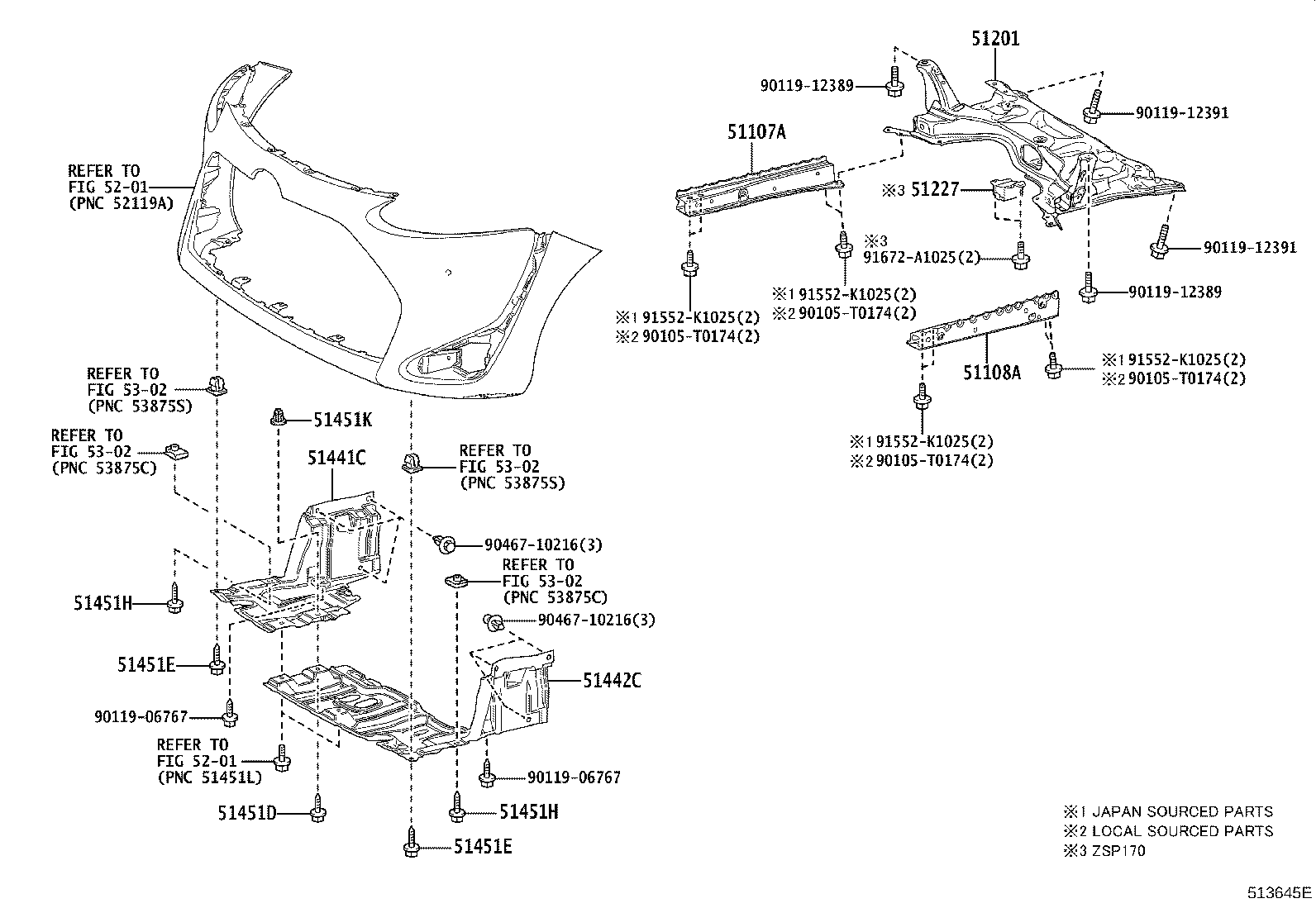51441-0D460 COVER, ENGINE UNDER, RH product image