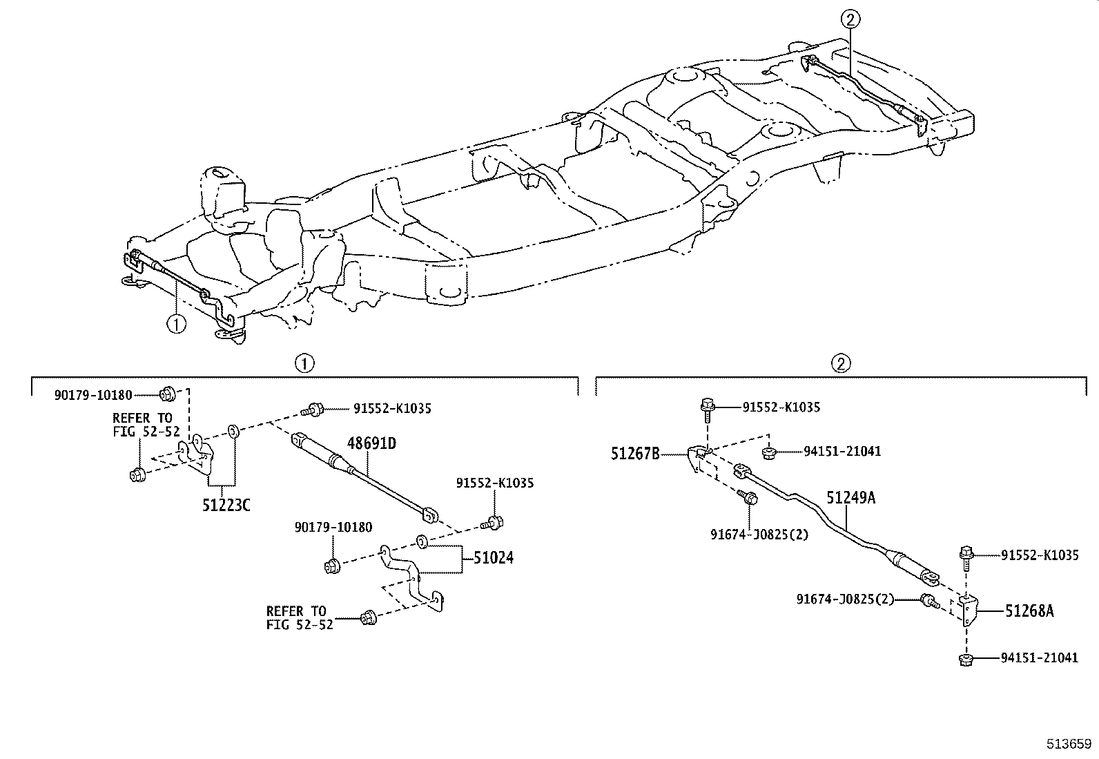 51021-60031 CROSSMEMBER SUB-ASSY, FRAME AUXILIARY product image