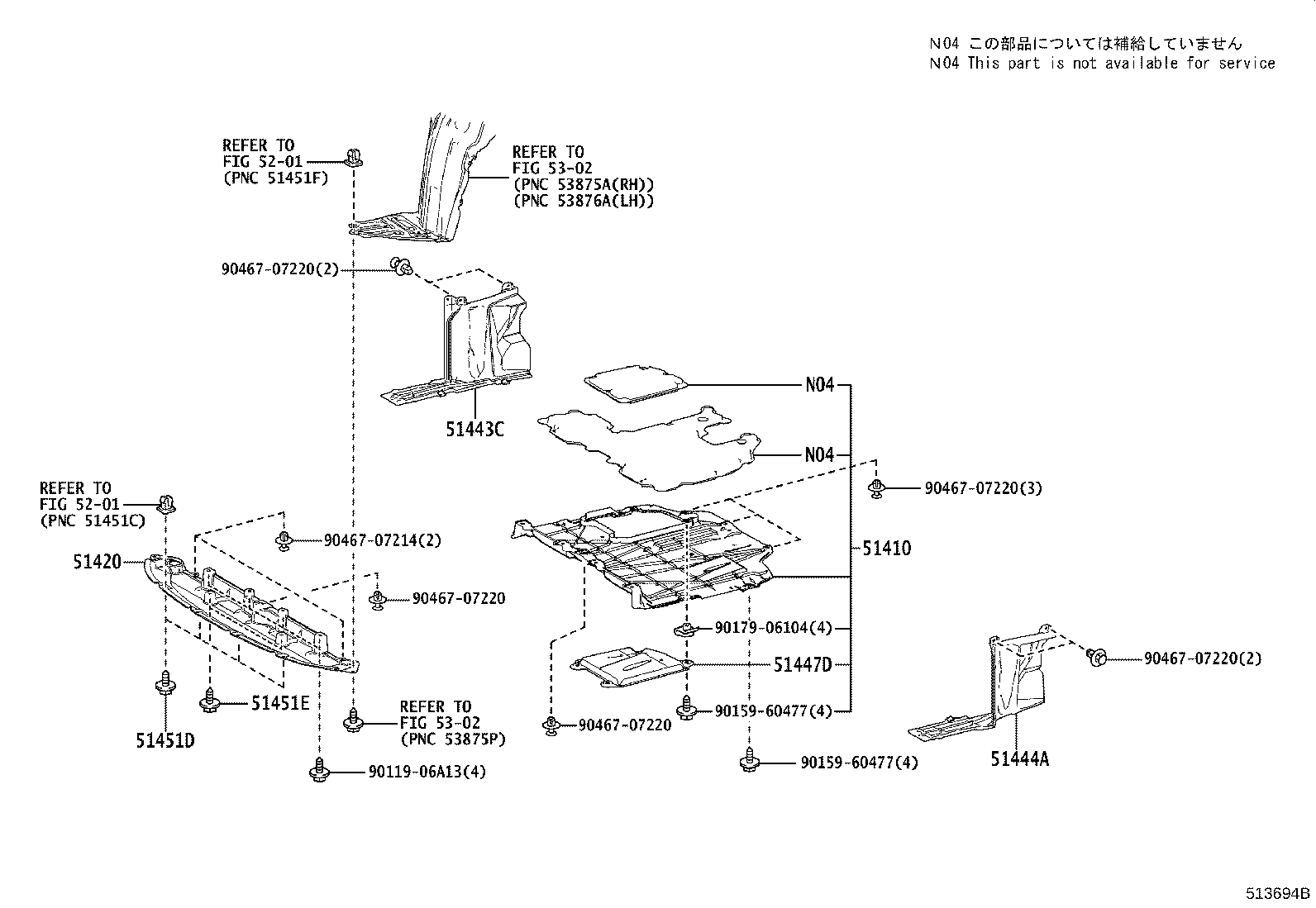 51206-10020 MEMBER SUB-ASSY, REAR SUSPENSION product image