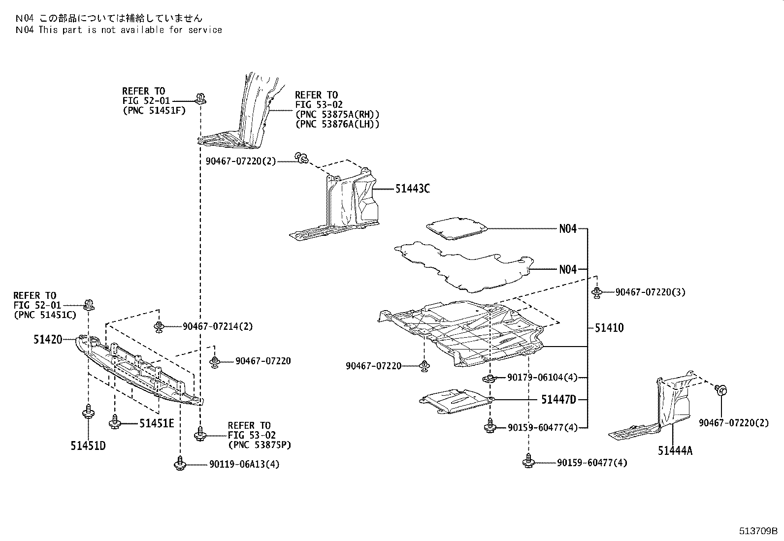 51206-10020 MEMBER SUB-ASSY, REAR SUSPENSION product image