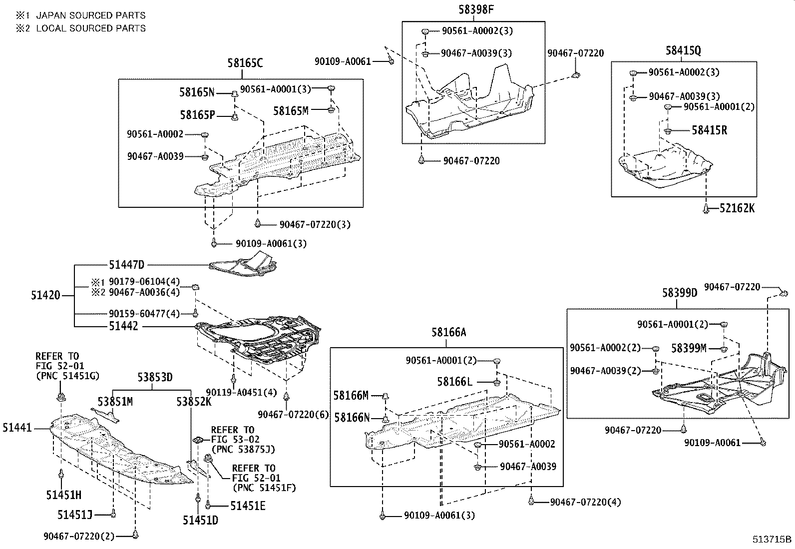 51100-06280 FRAME ASSY, FRONT product image