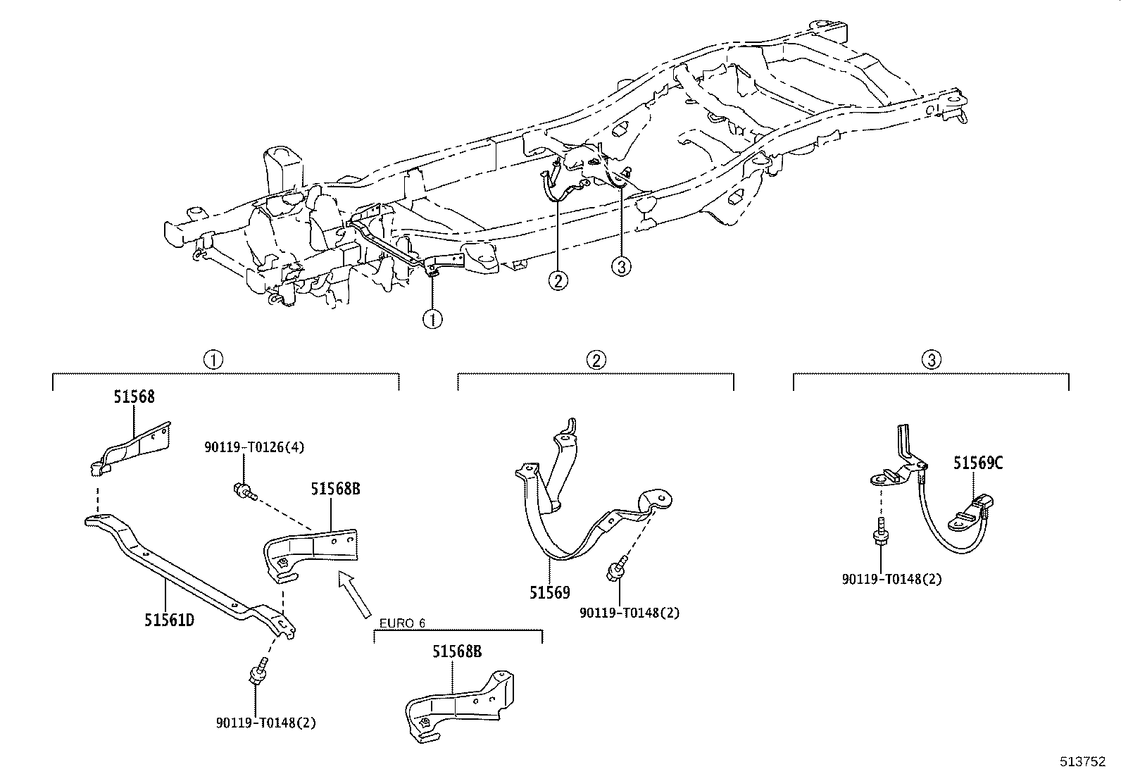 5103A-KK020 EXTENSION ASSY, SIDE RAIL, RH product image