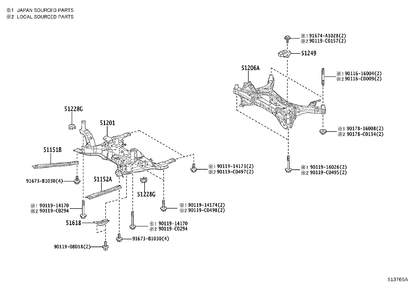 51410-F4080 COVER ASSY, MOTOR UNDER, NO.1 product image