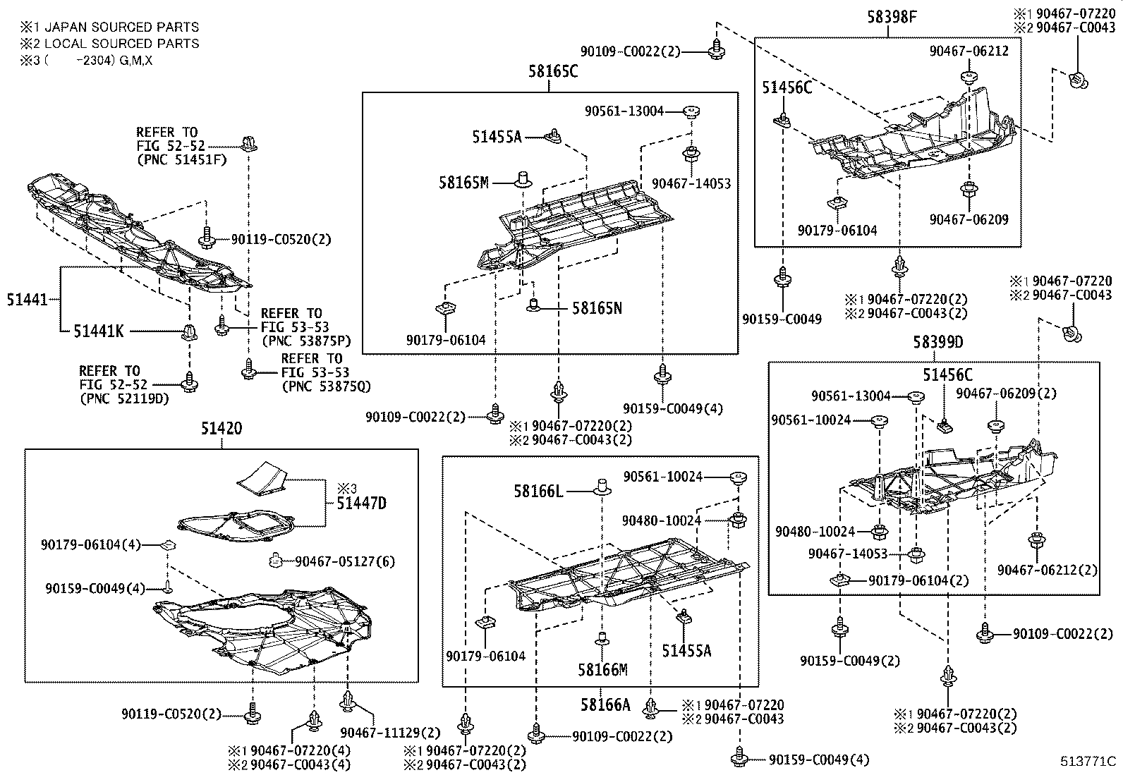 51441-0R120 COVER, ENGINE UNDER, NO.1 product image