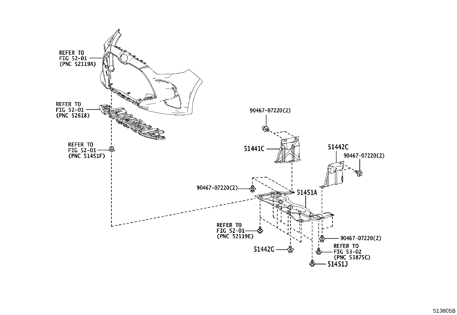 51442-K0050 COVER, ENGINE UNDER, LH product image