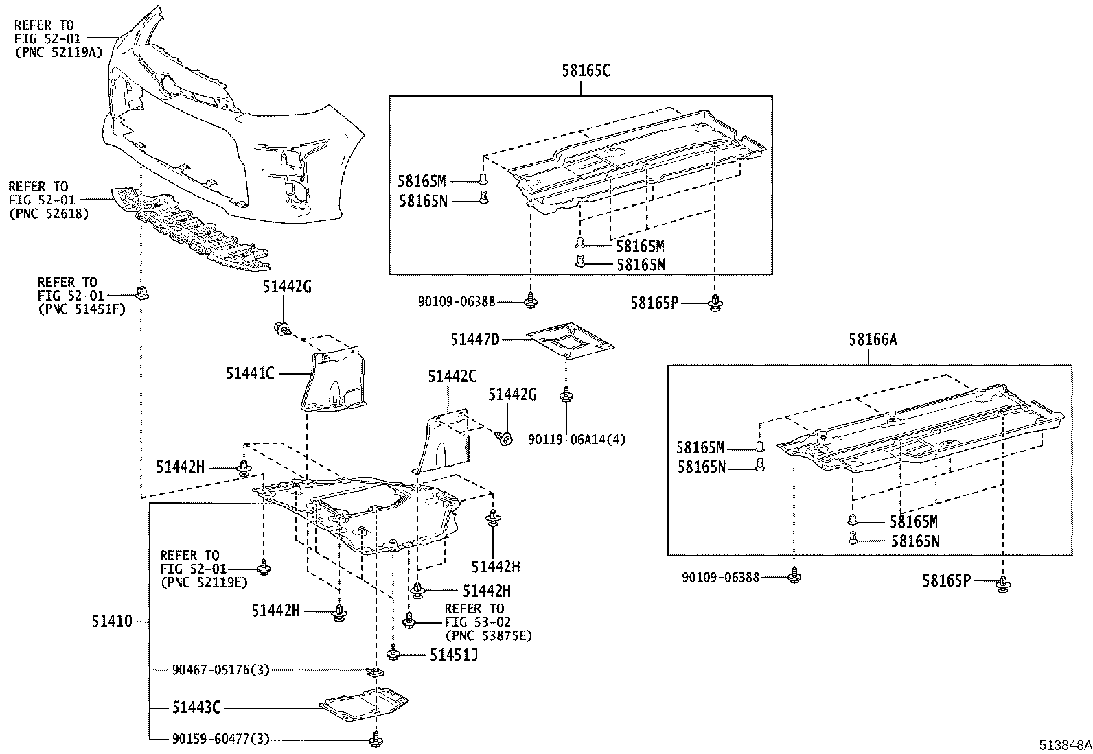 51206-52010 MEMBER SUB-ASSY, REAR SUSPENSION product image