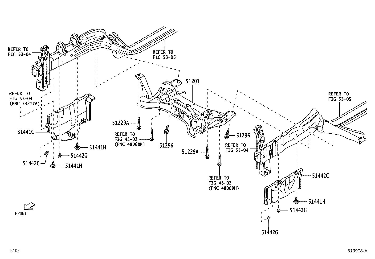 91673-A1025 BOLT, FRONT SUSPENSION MEMBER MOUNTING product image
