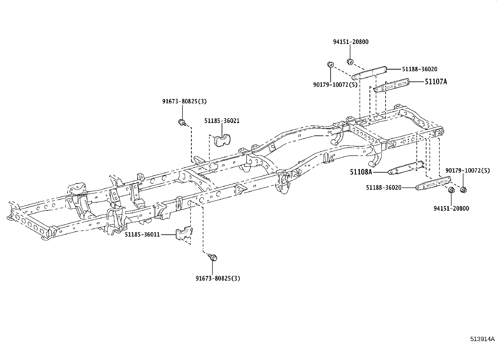 51001-V4440 FRAME SUB-ASSY product image