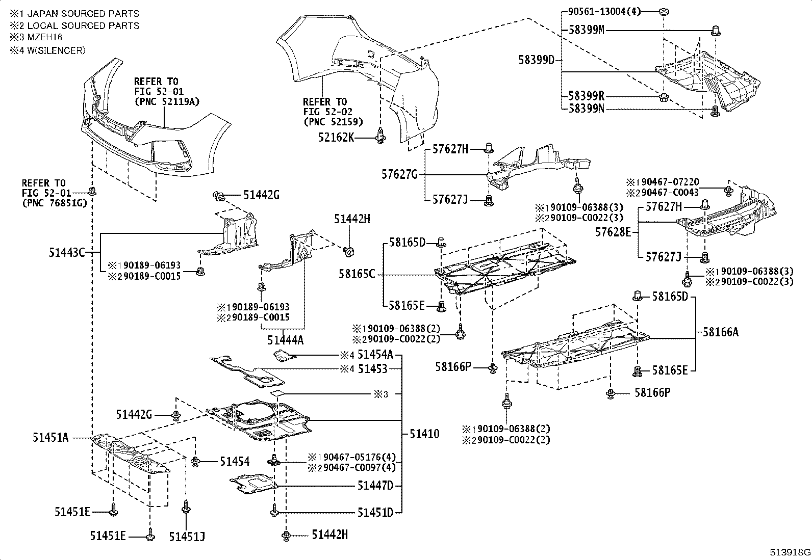 58166-02101 COVER, FRONT FLOOR, LH product image