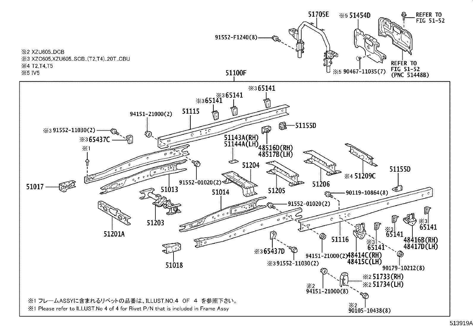 51002-3VJ22 FRAME SUB-ASSY product image