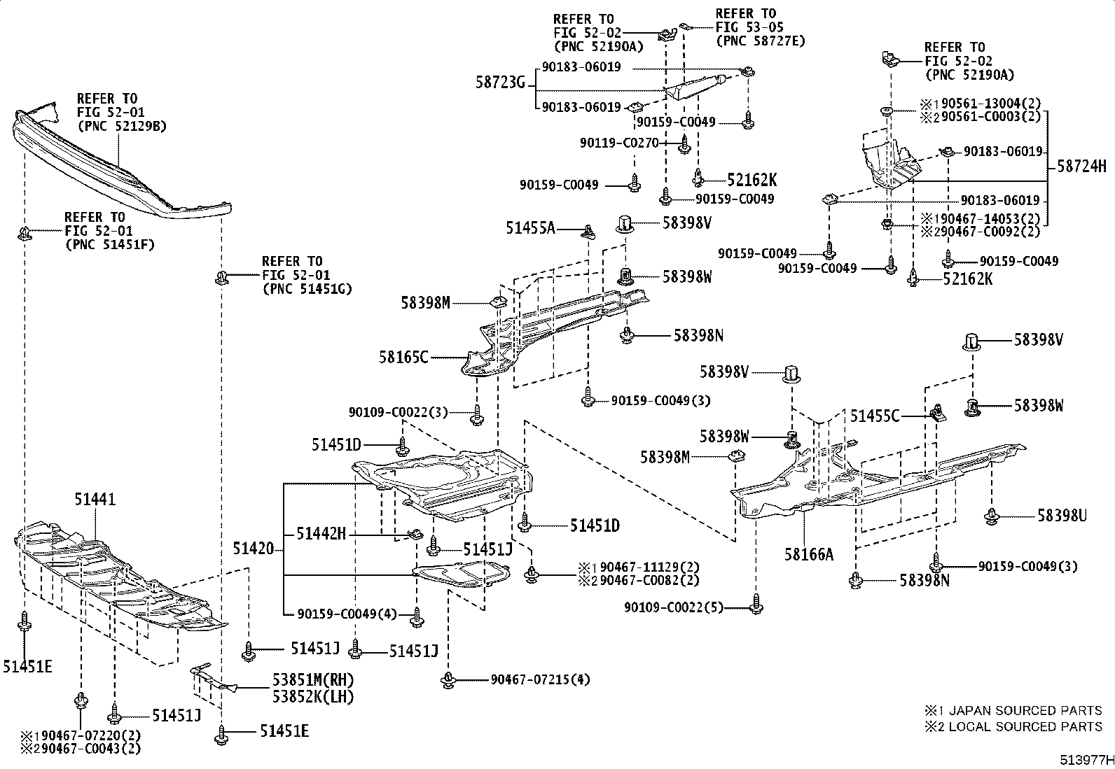 52257-0R060 BRACE, FRONT SUSPENSION MEMBER, REAR RH product image