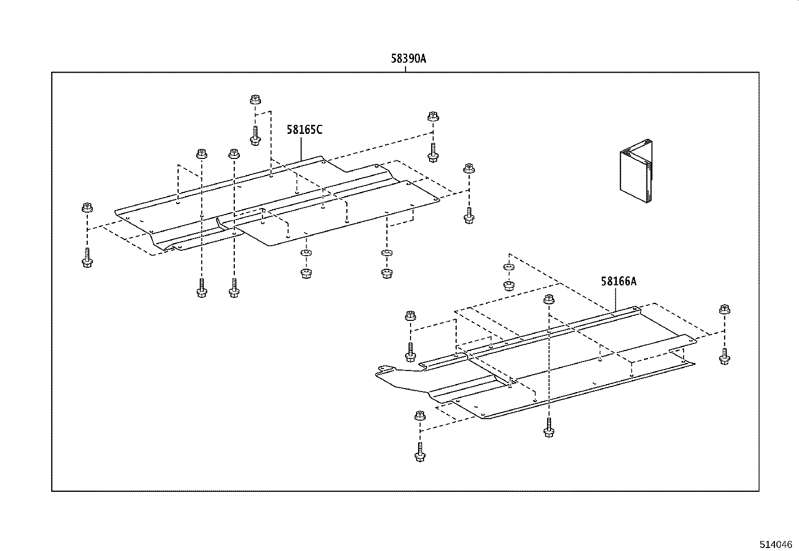 51206-52010 MEMBER SUB-ASSY, REAR SUSPENSION product image