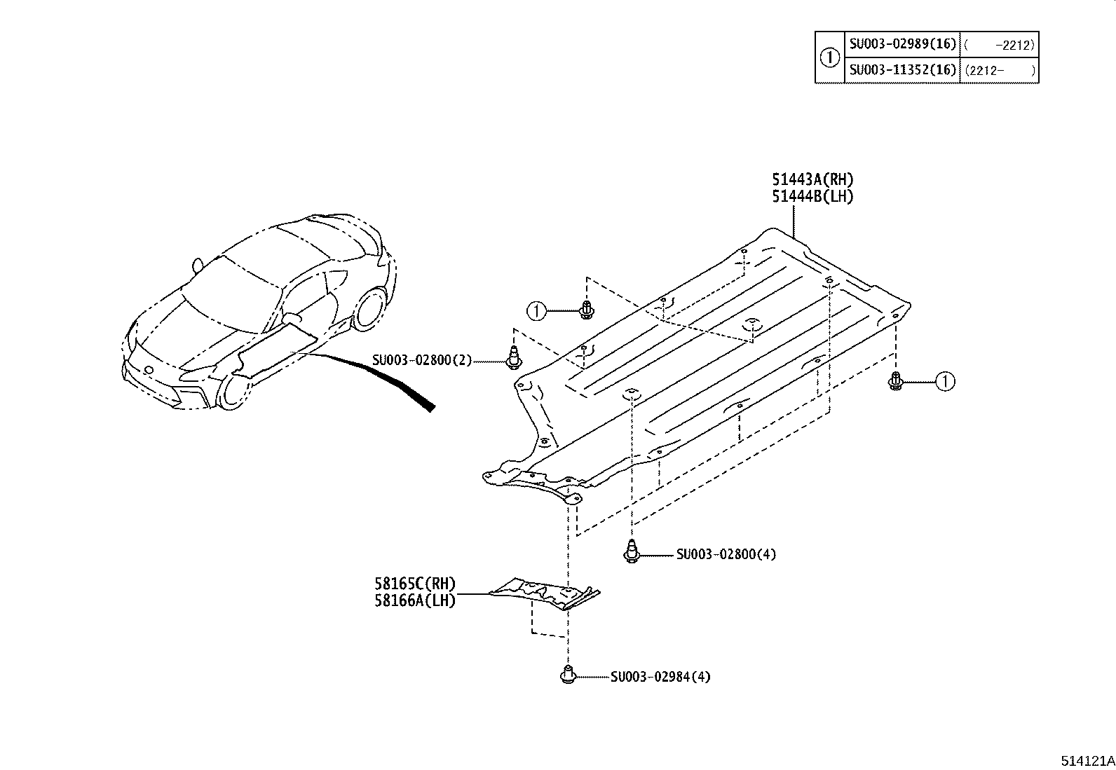 SU003-10798 MEMBER SUB-ASSY, REAR SUSPENSION product image