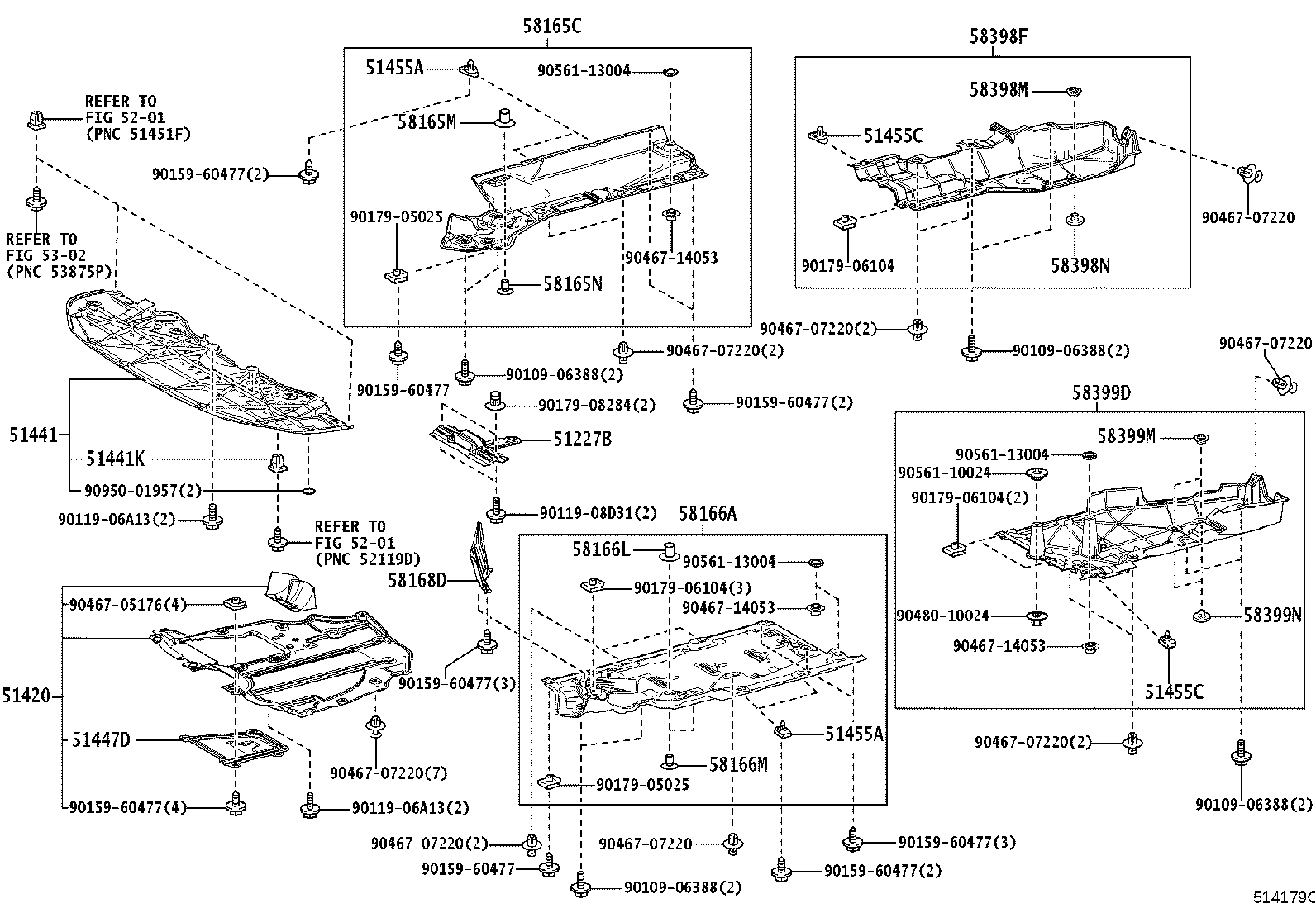 52257-78010 BRACE, FRONT SUSPENSION MEMBER, REAR RH product image