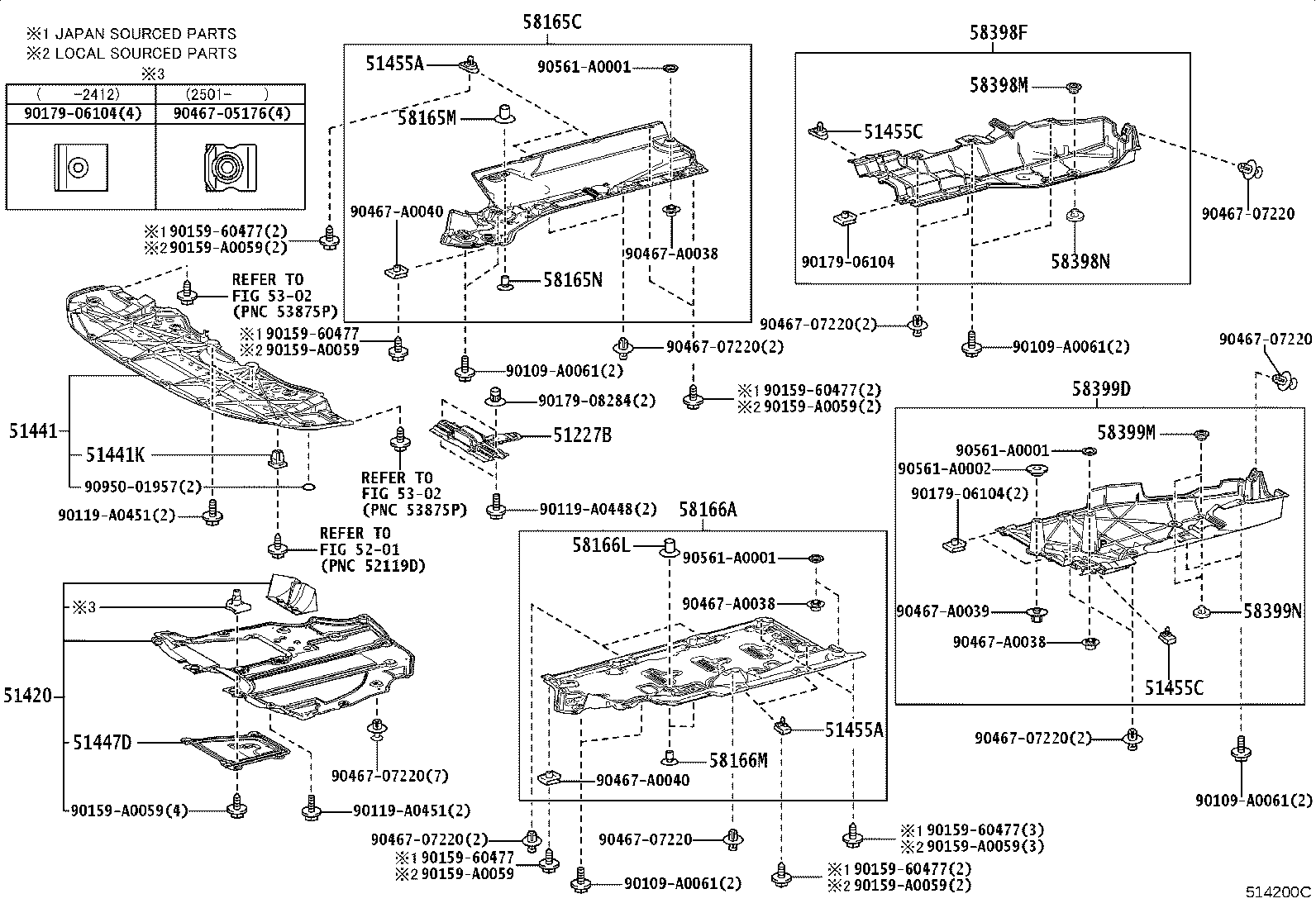 51200-0R010 MEMBER SUB-ASSY, REAR SUSPENSION product image