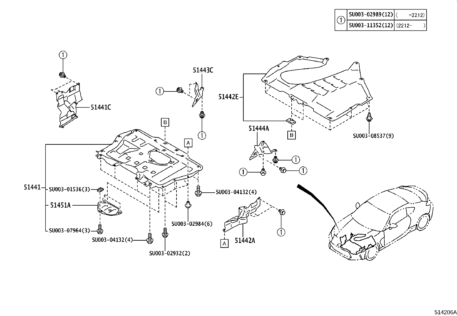 SU003-10798 MEMBER SUB-ASSY, REAR SUSPENSION product image