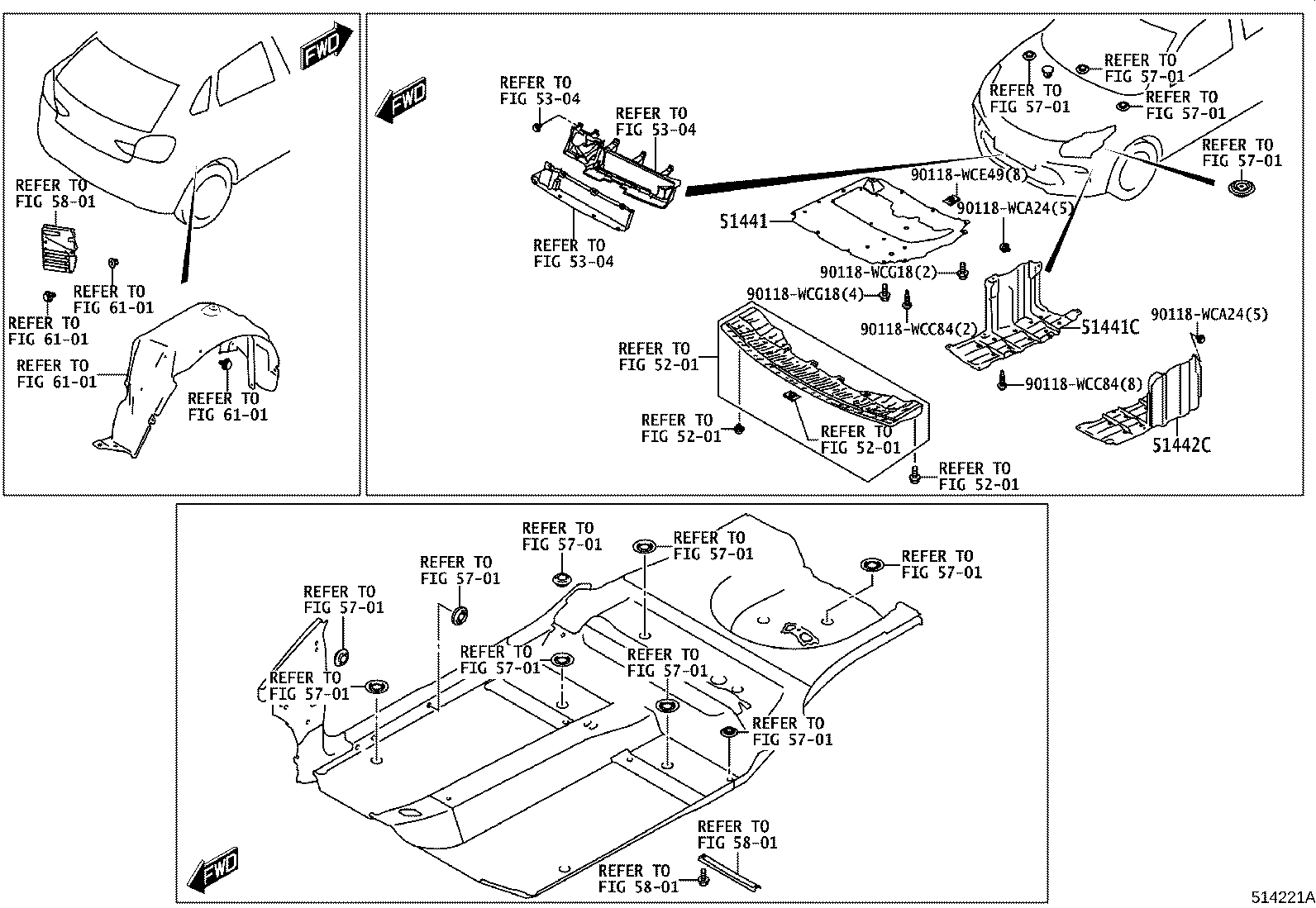 51441-WC006 COVER, ENGINE UNDER, NO.1 product image