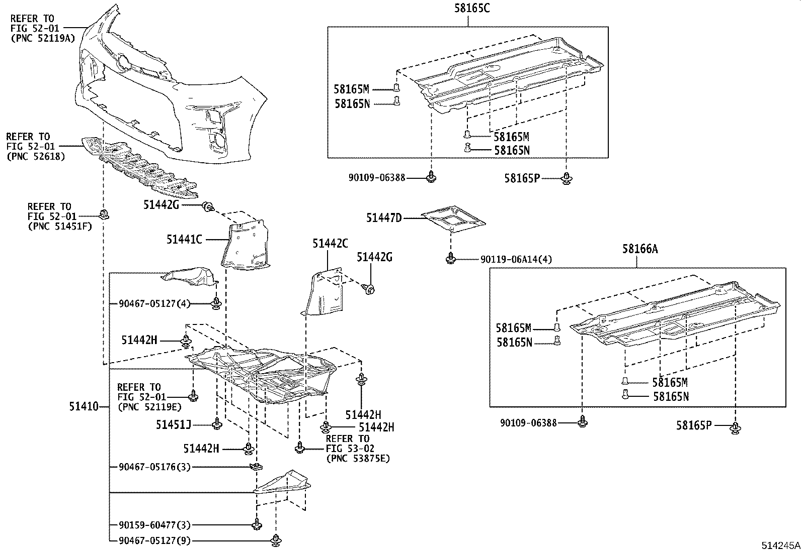 51206-52010 MEMBER SUB-ASSY, REAR SUSPENSION product image