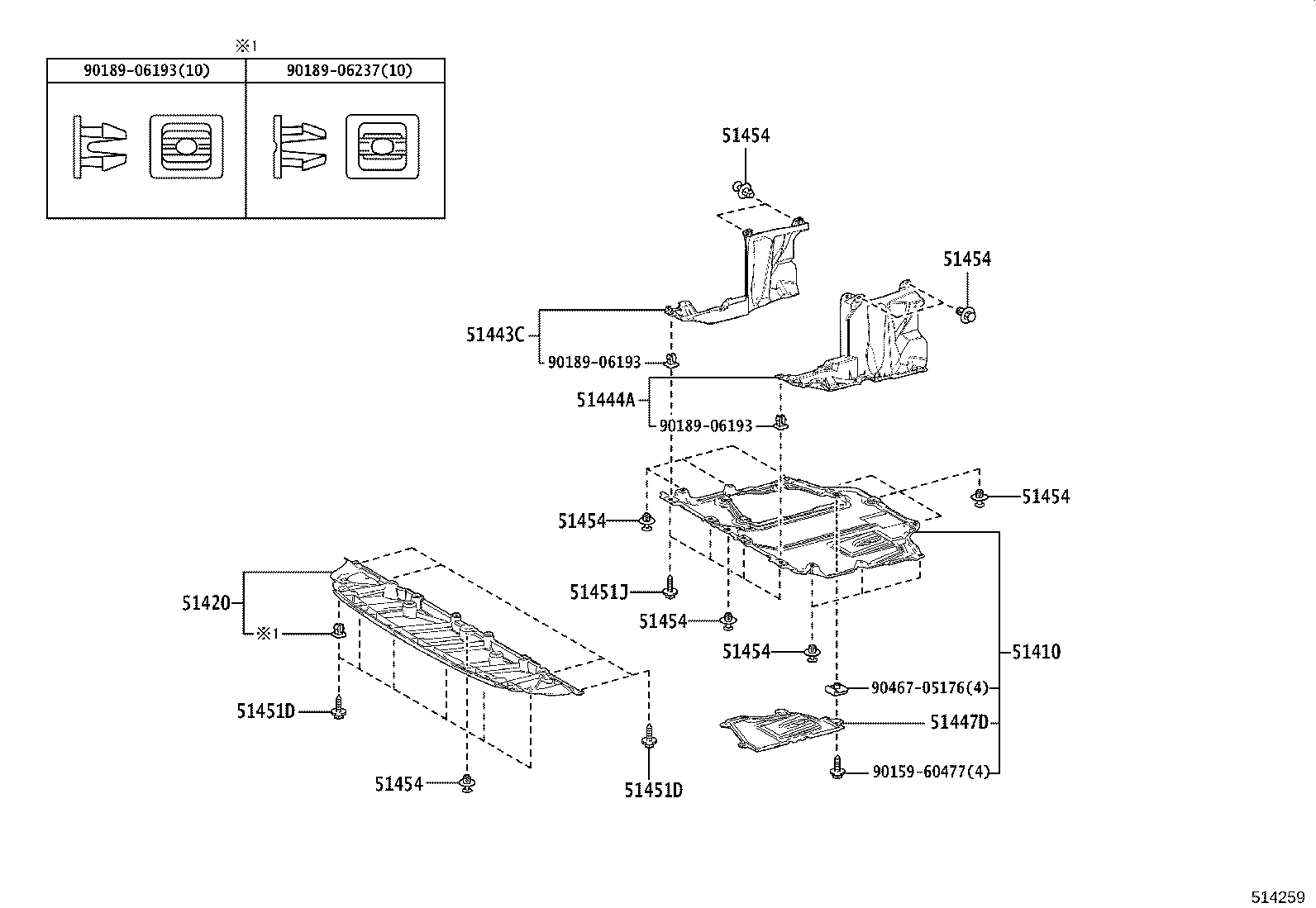 51108-12040 REINFORCEMENT SUB-ASSY, SIDE RAIL, REAR LH product image