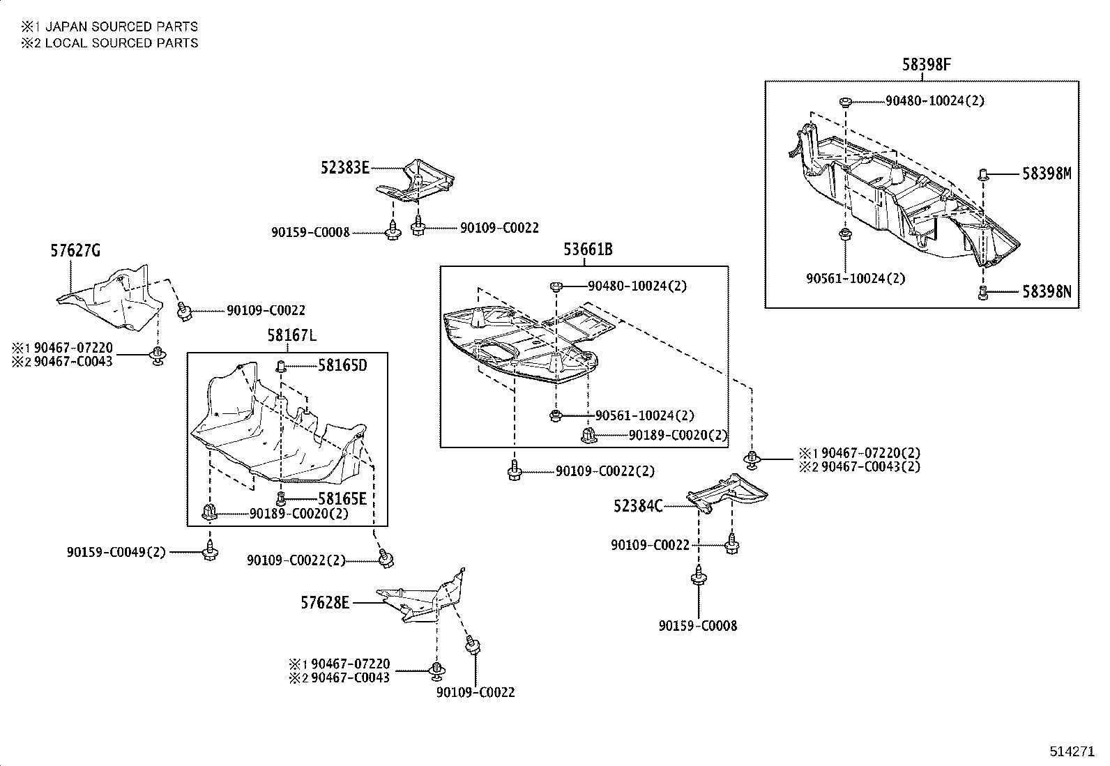 51100-0R041 FRAME ASSY, FRONT product image